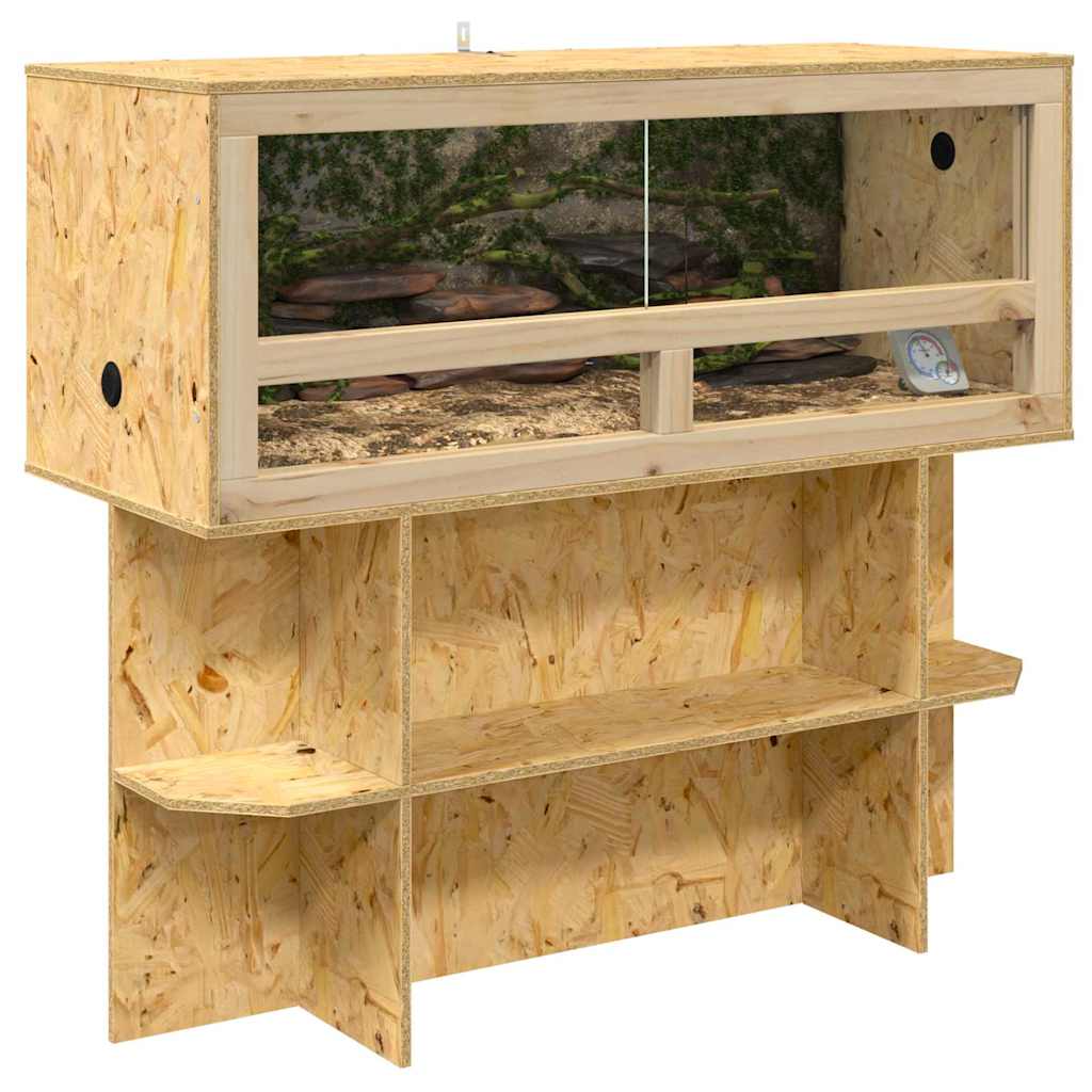 Βάση Terrarium με ράφι Καφέ 100 x 40 x 50 cm OSB