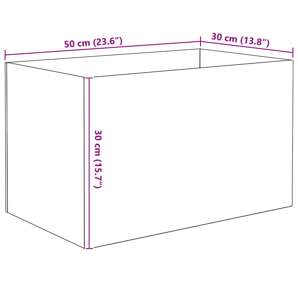 Ενυδρείο με αποθήκευση Διαφανές 50 x 30 x 30 εκ. Γυαλί