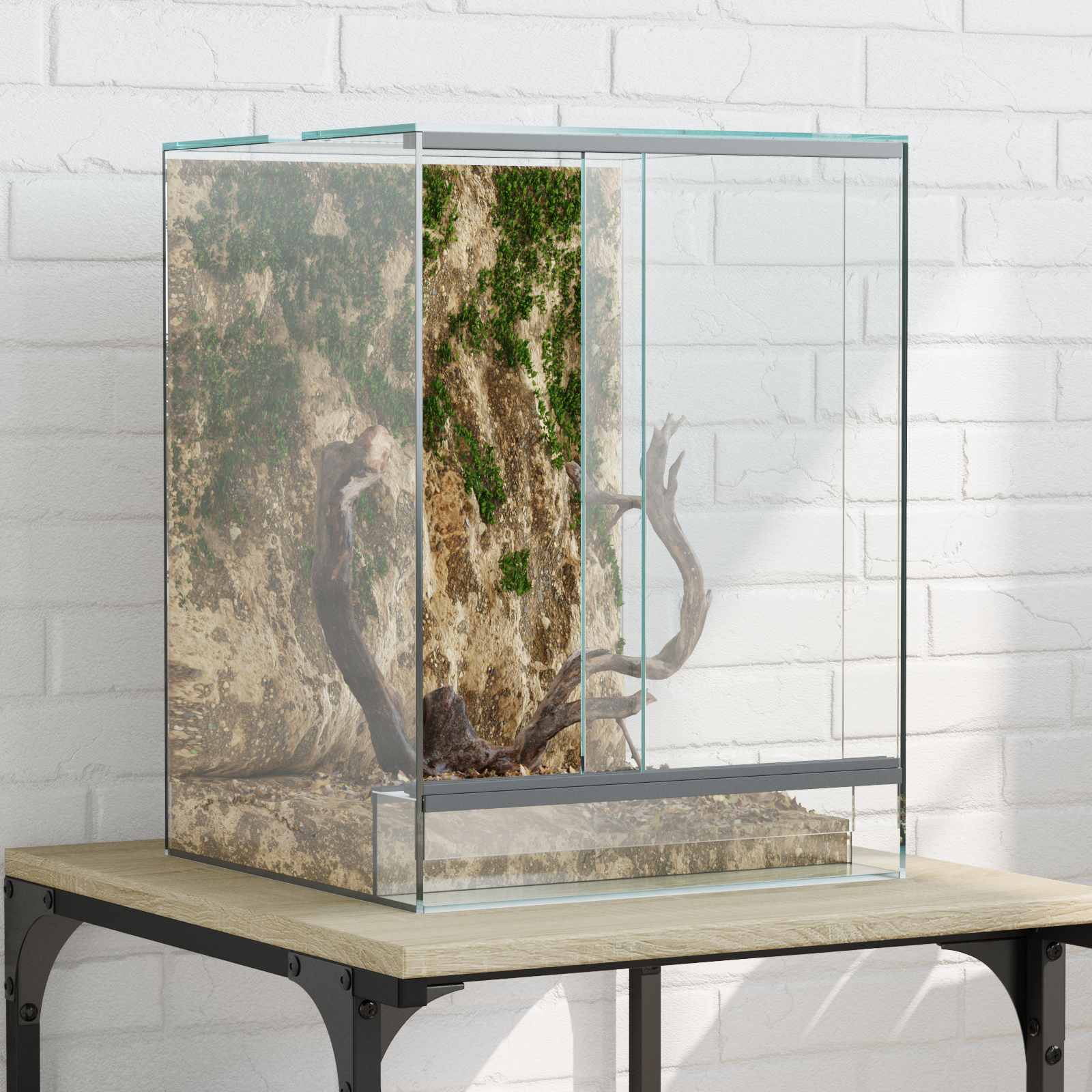 Terrarium με αποθήκευση Διαφανές 30 x 30 x 40 cm Γυαλί