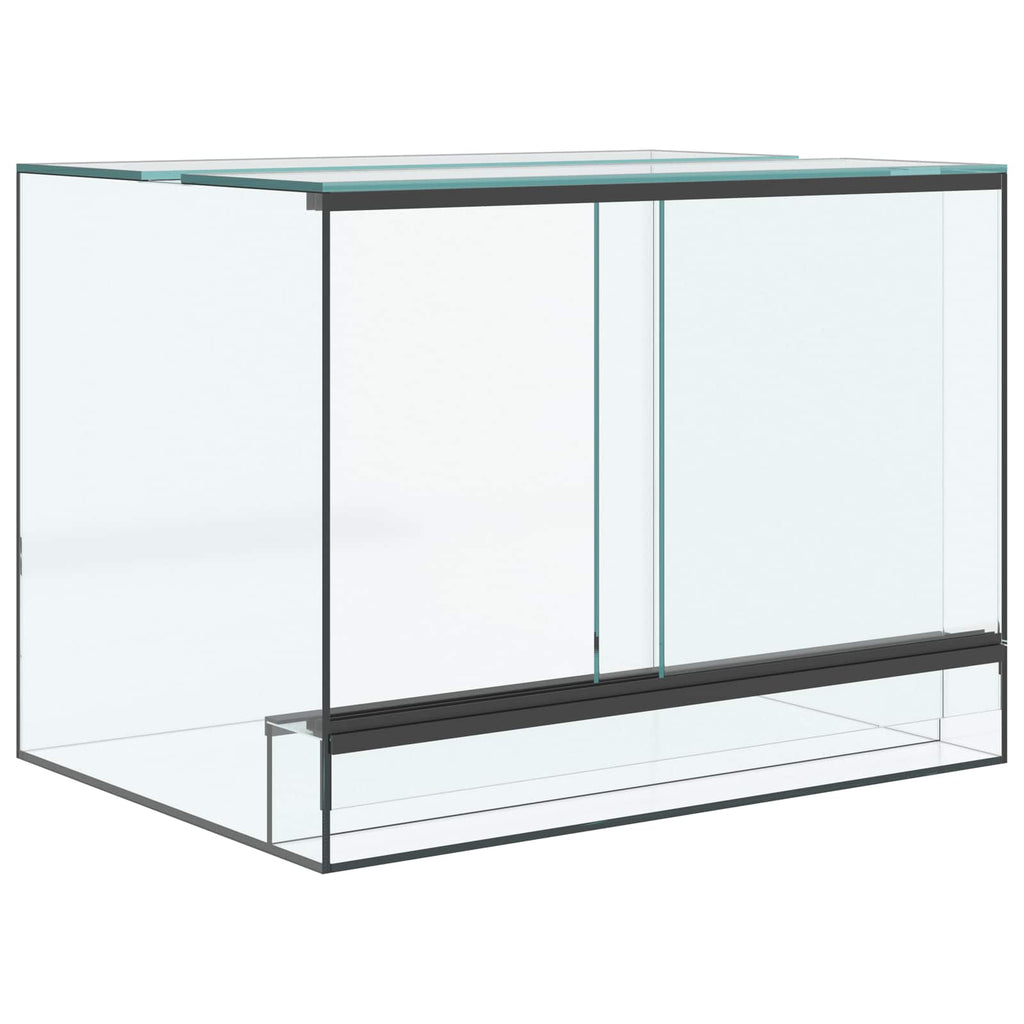 Terrarium με αποθήκευση Διαφανές 40 x 30 x 30 εκ Γυαλί
