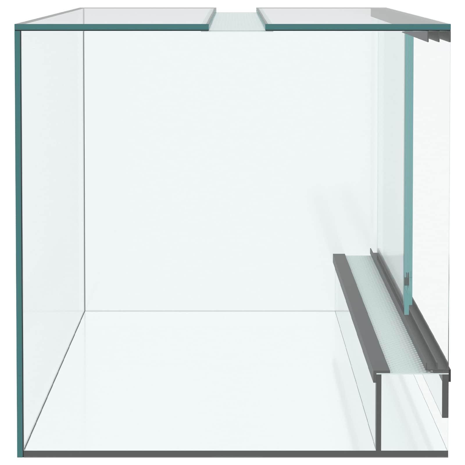 Terrarium με αποθήκευση Διαφανές 40 x 30 x 30 εκ Γυαλί