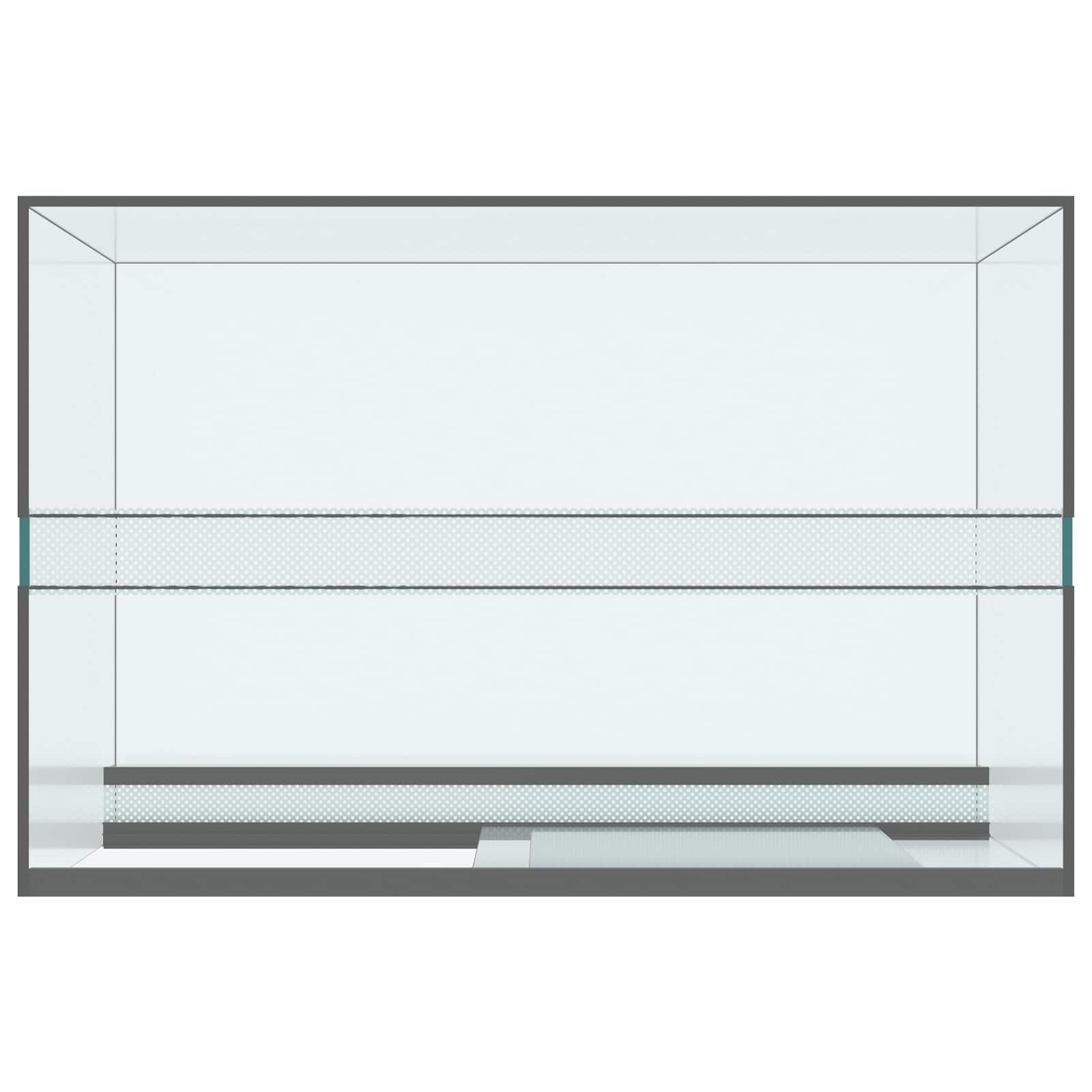 Terrarium με αποθήκευση Διαφανές 60 x 40 x 40 εκ. Γυαλί