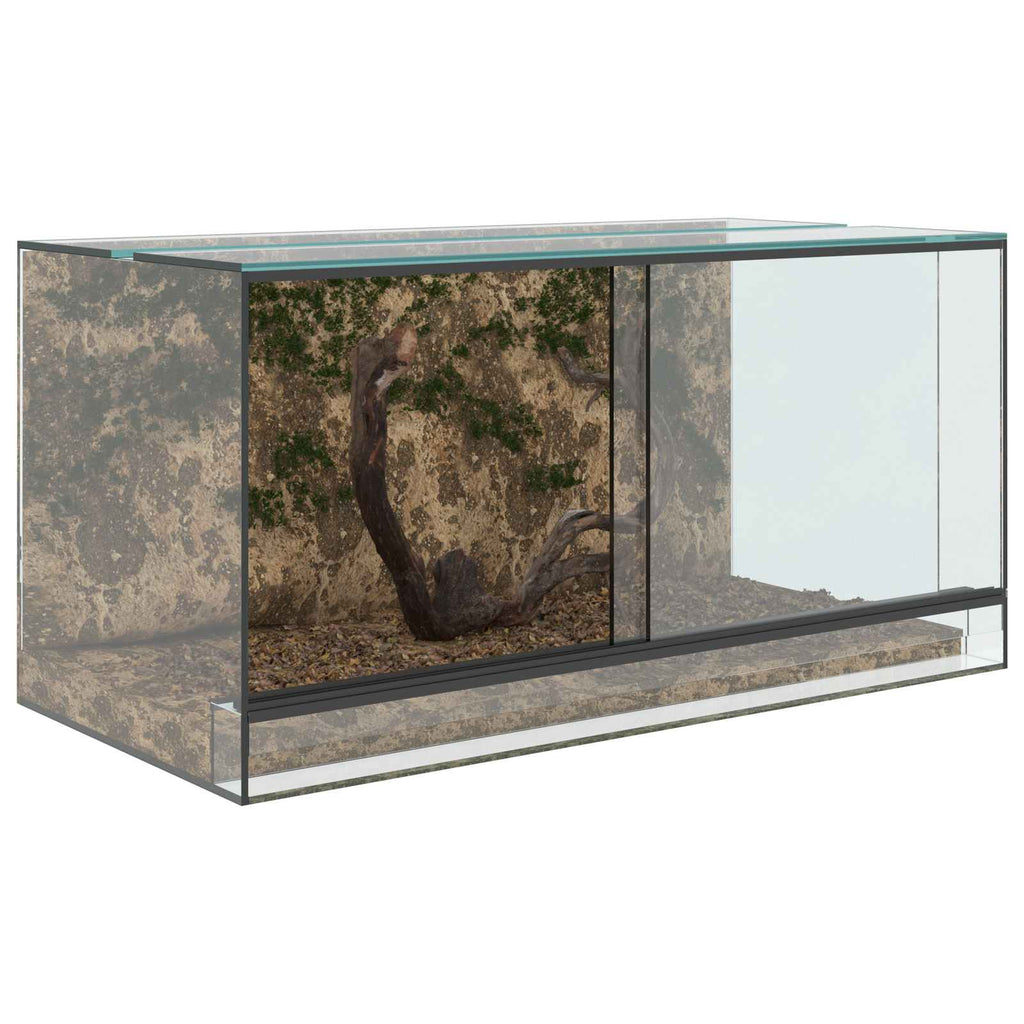 Terrarium με αποθήκευση Διαφανές 80 x 40 x 40 cm Γυαλί