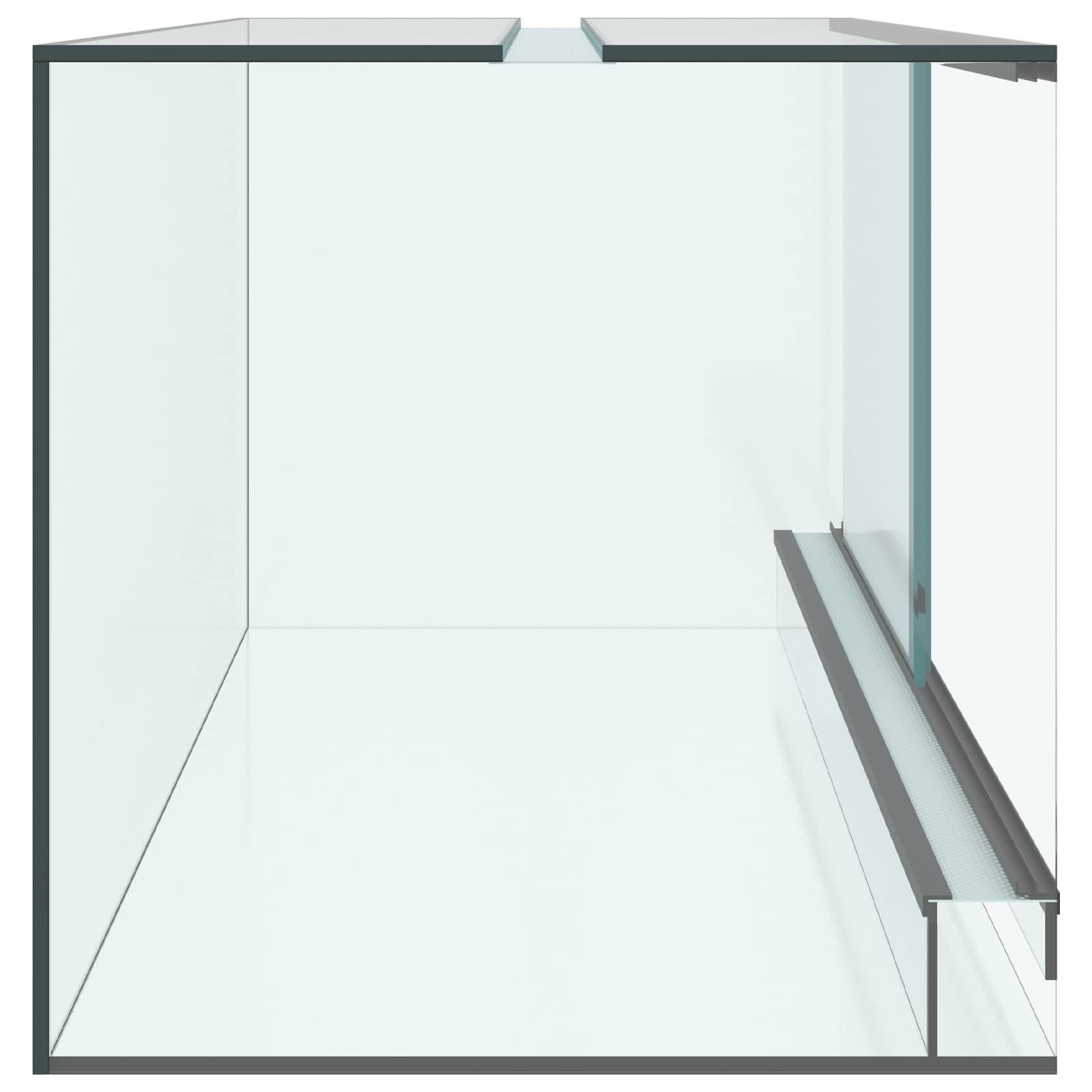 Terrarium με αποθήκευση Διαφανές 80 x 40 x 40 cm Γυαλί