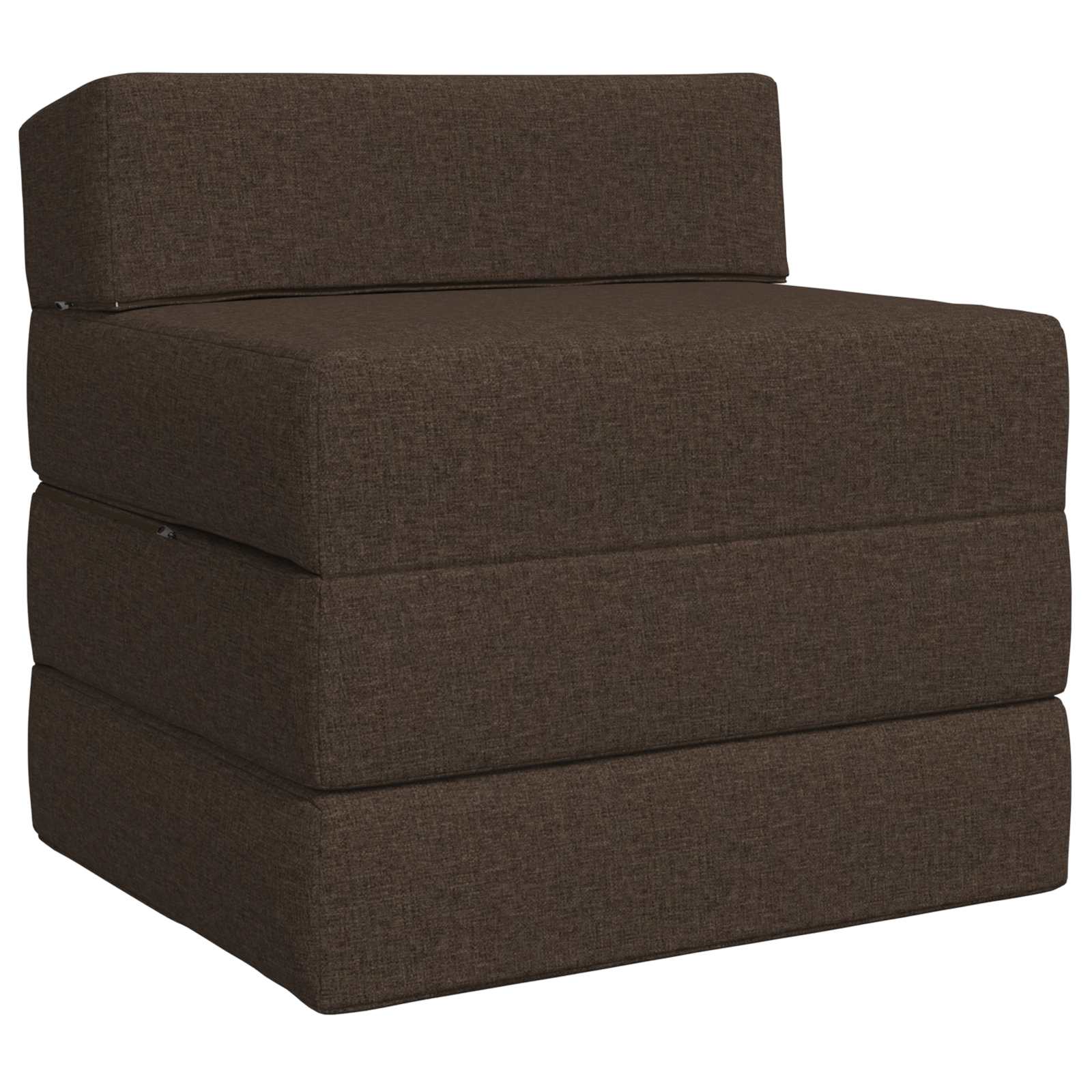 Κρεβάτι Καναπέ Αναδιπλούμενο Taupe 200 x 70 x 15 εκ. Ύφασμα