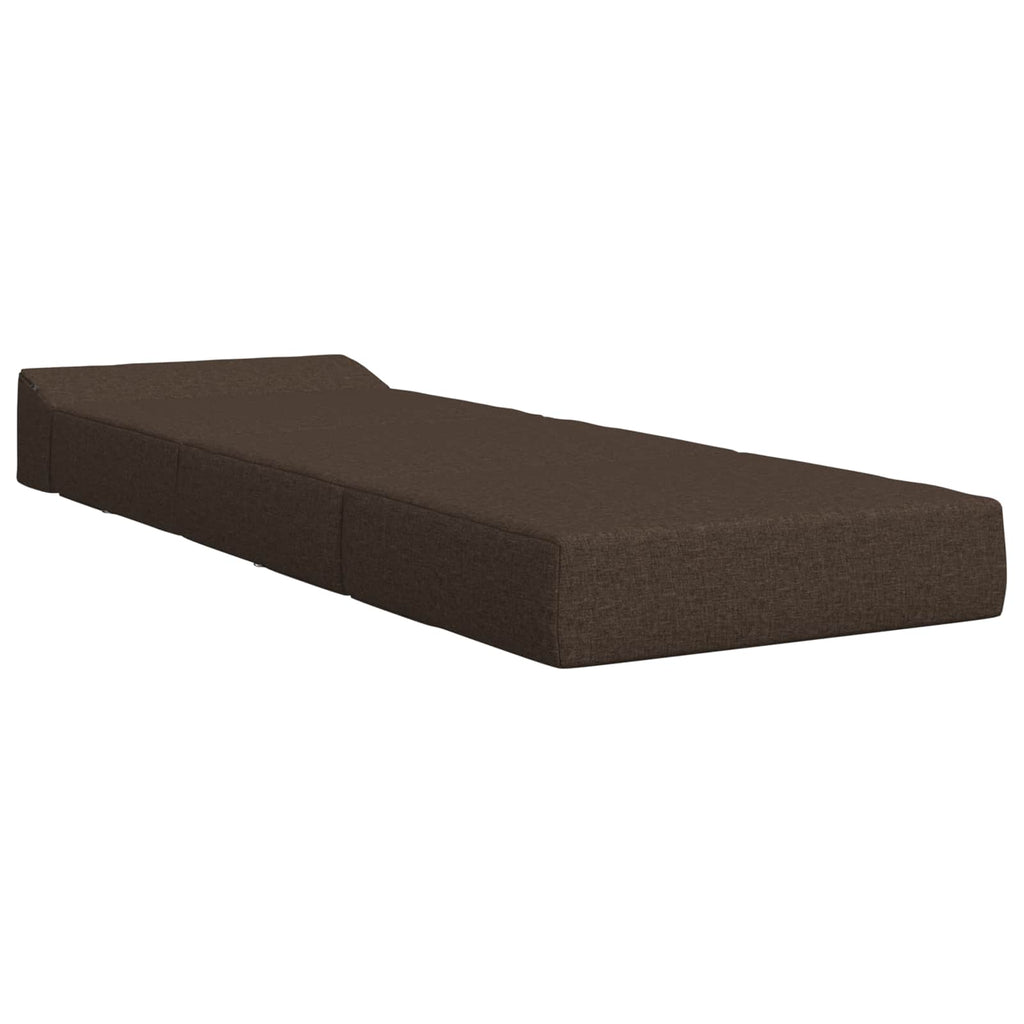 Κρεβάτι Καναπέ Αναδιπλούμενο Taupe 200 x 70 x 15 εκ. Ύφασμα