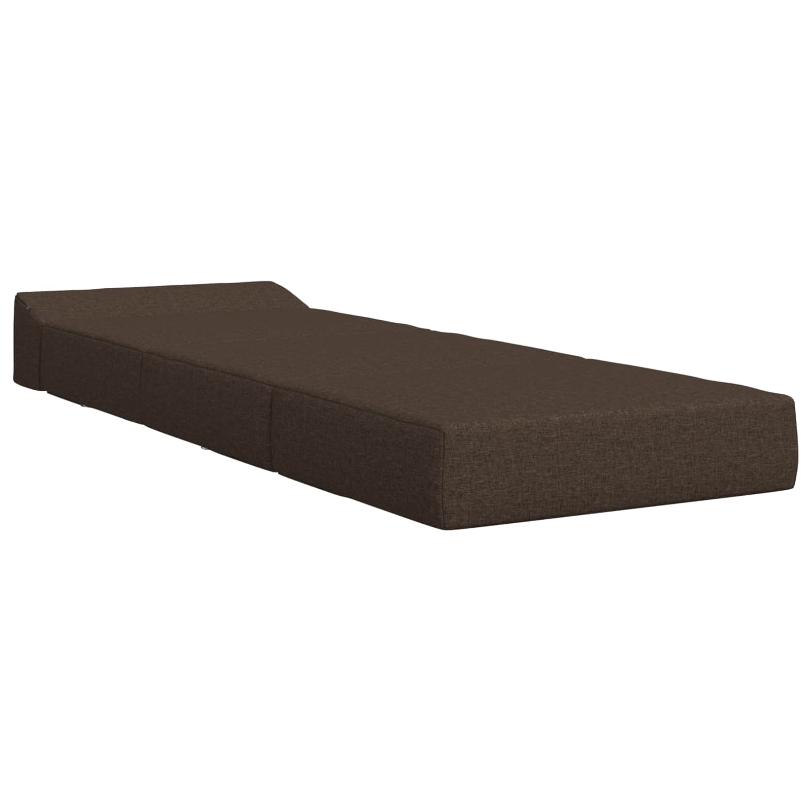 Κρεβάτι Καναπέ Αναδιπλούμενο Taupe 200 x 70 x 15 εκ. Ύφασμα