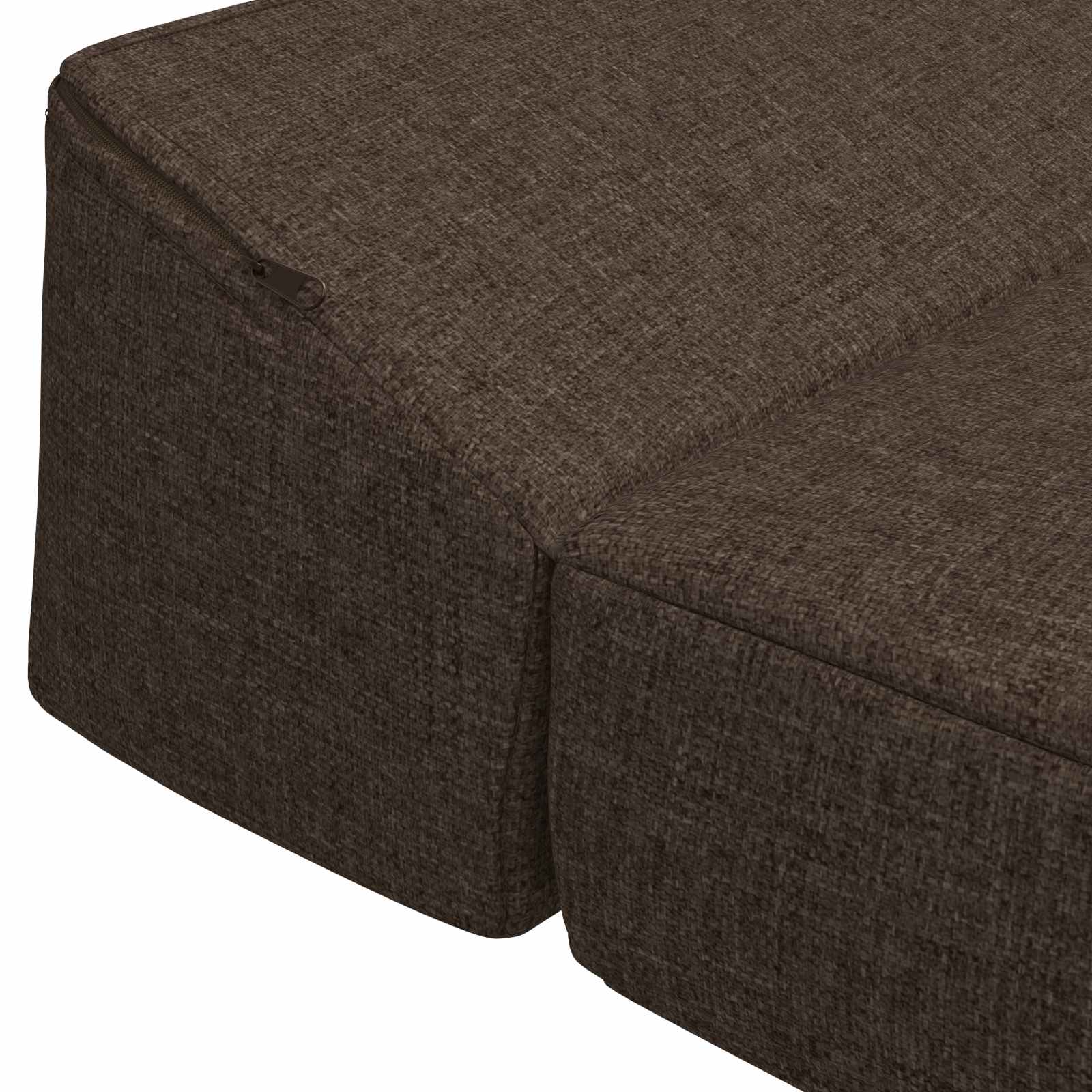 Κρεβάτι Καναπέ Αναδιπλούμενο Taupe 200 x 70 x 10 εκ. Ύφασμα – εικόνα προϊόντος 5