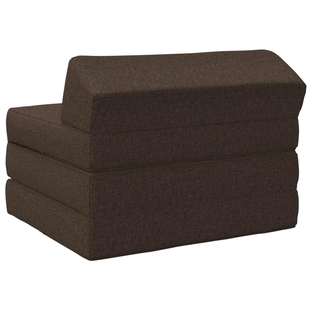 Κρεβάτι Καναπέ Αναδιπλούμενο Taupe 200 x 70 x 10 εκ. Ύφασμα – εικόνα προϊόντος 4