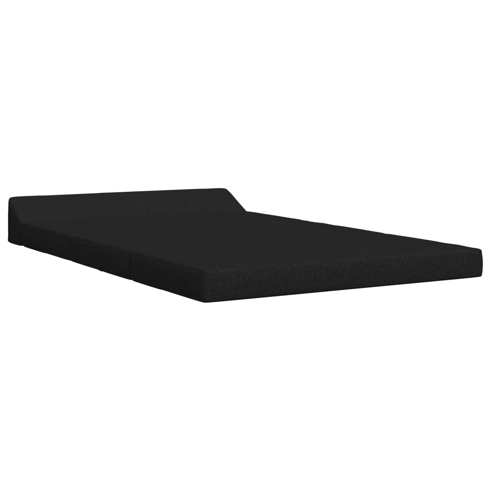 Κρεβάτι Καναπέ Αναδιπλούμενο Μαύρο 120 x 60 x 49 εκ Ύφασμα – εικόνα προϊόντος 2