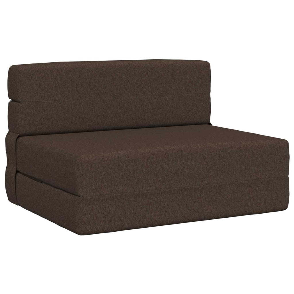 Κρεβάτι Καναπέ Αναδιπλούμενο Taupe 70 x 72 x 60 εκ Ύφασμα – εικόνα προϊόντος 2