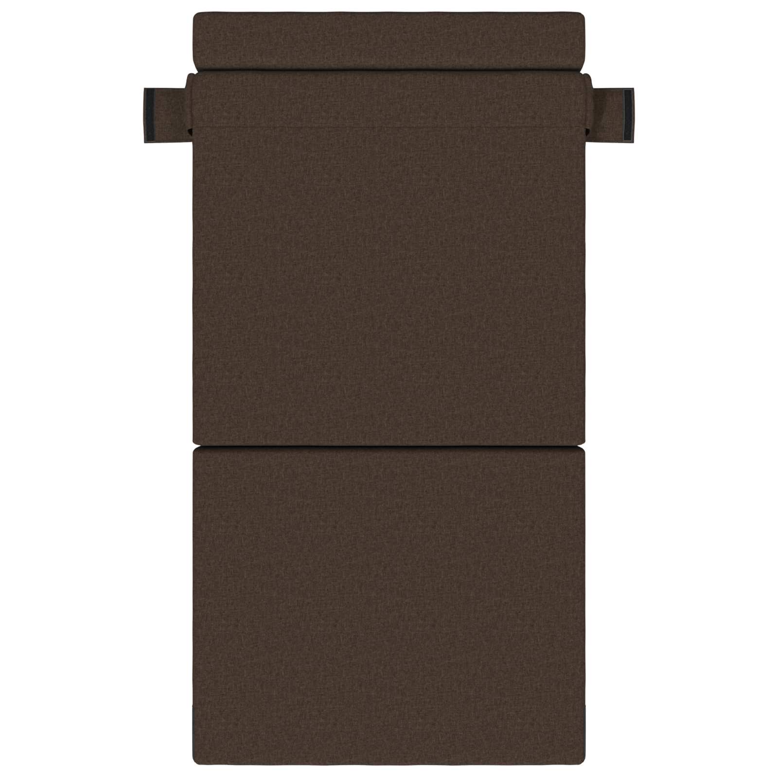 Κρεβάτι Καναπέ Αναδιπλούμενο Taupe 70 x 80 x 60 εκ. Ύφασμα – εικόνα προϊόντος 3