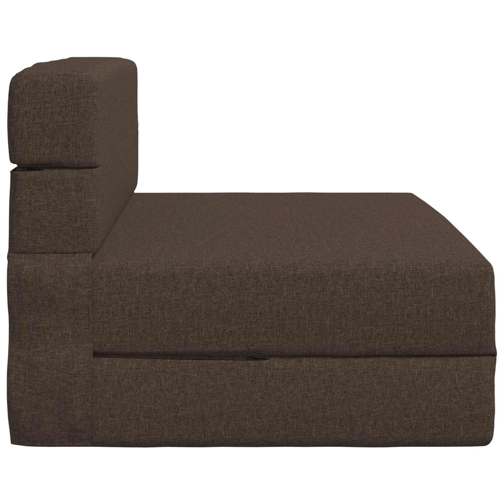 Κρεβάτι Καναπέ Αναδιπλούμενο Taupe 70 x 80 x 60 εκ. Ύφασμα – εικόνα προϊόντος 4
