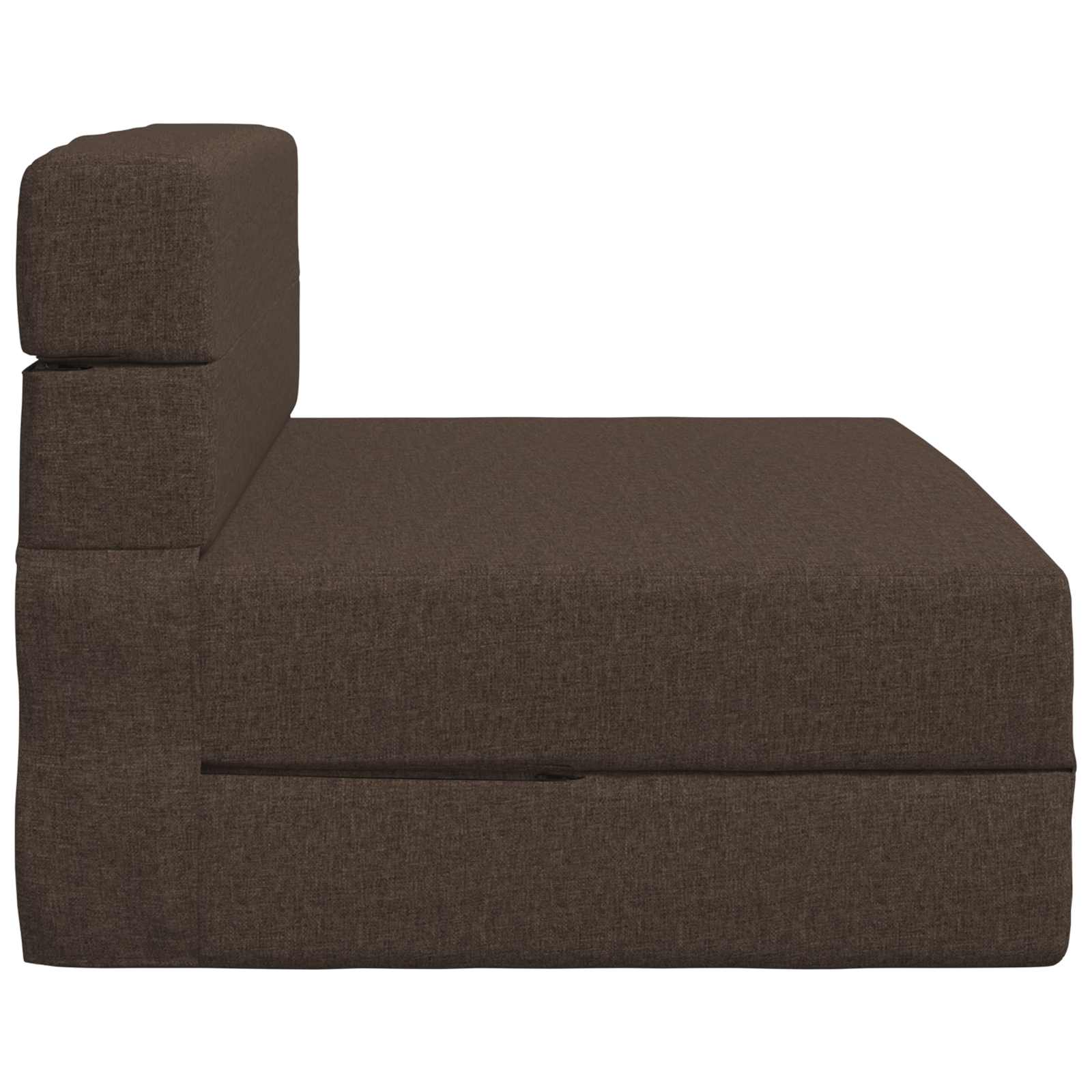 Κρεβάτι Καναπέ Αναδιπλούμενο Taupe 100 x 80 x 60 εκ. Ύφασμα – εικόνα προϊόντος 4