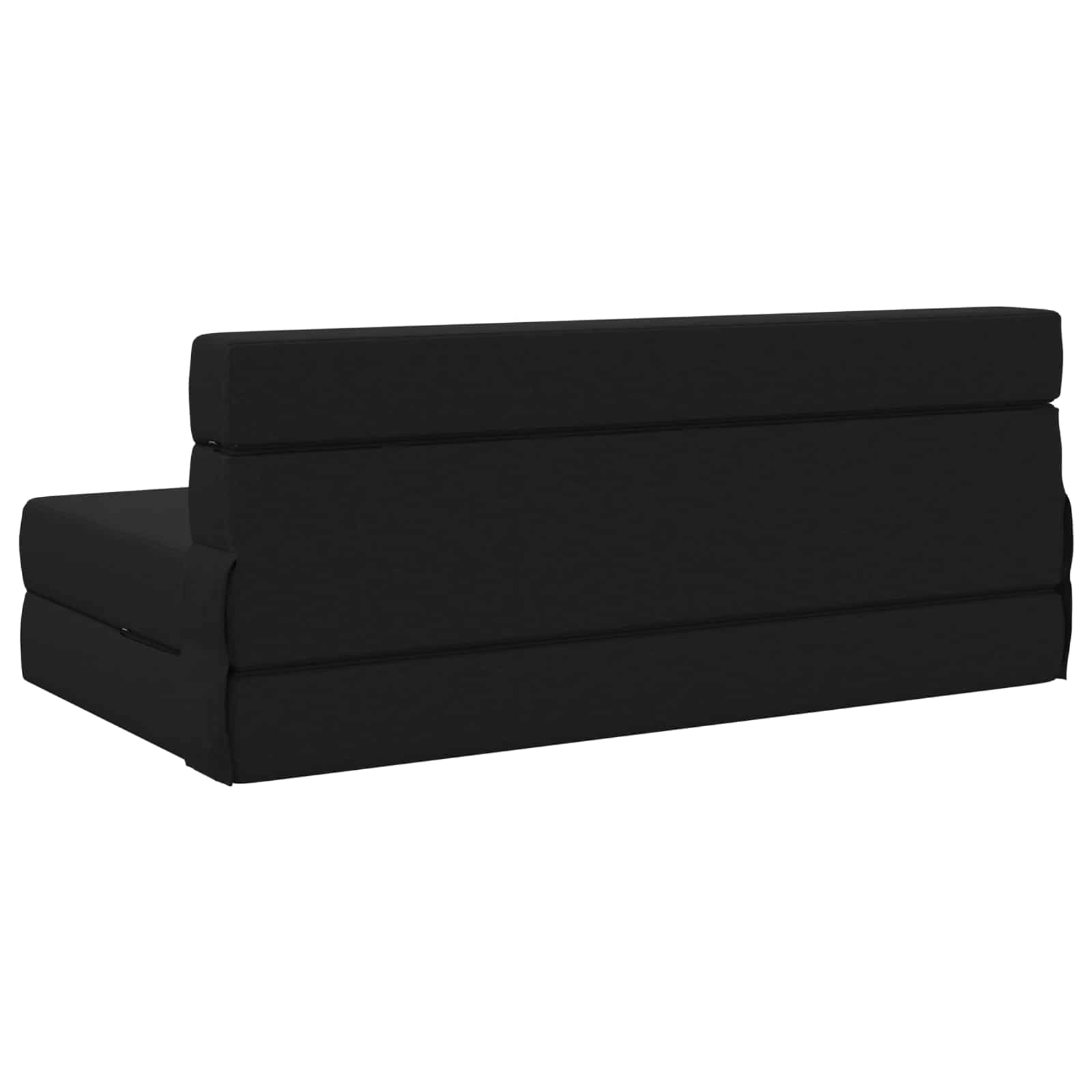 Κρεβάτι Καναπέ Αναδιπλούμενο Μαύρο 152 x 86,5 x 60 εκ. Ύφασμα – εικόνα προϊόντος 5
