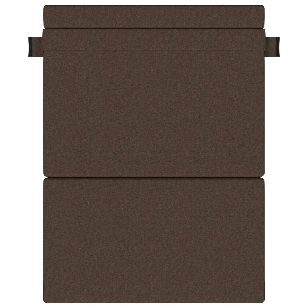 Κρεβάτι Καναπέ Αναδιπλούμενο Taupe 152 x 86,5 x 60 εκ. Ύφασμα – εικόνα προϊόντος 3