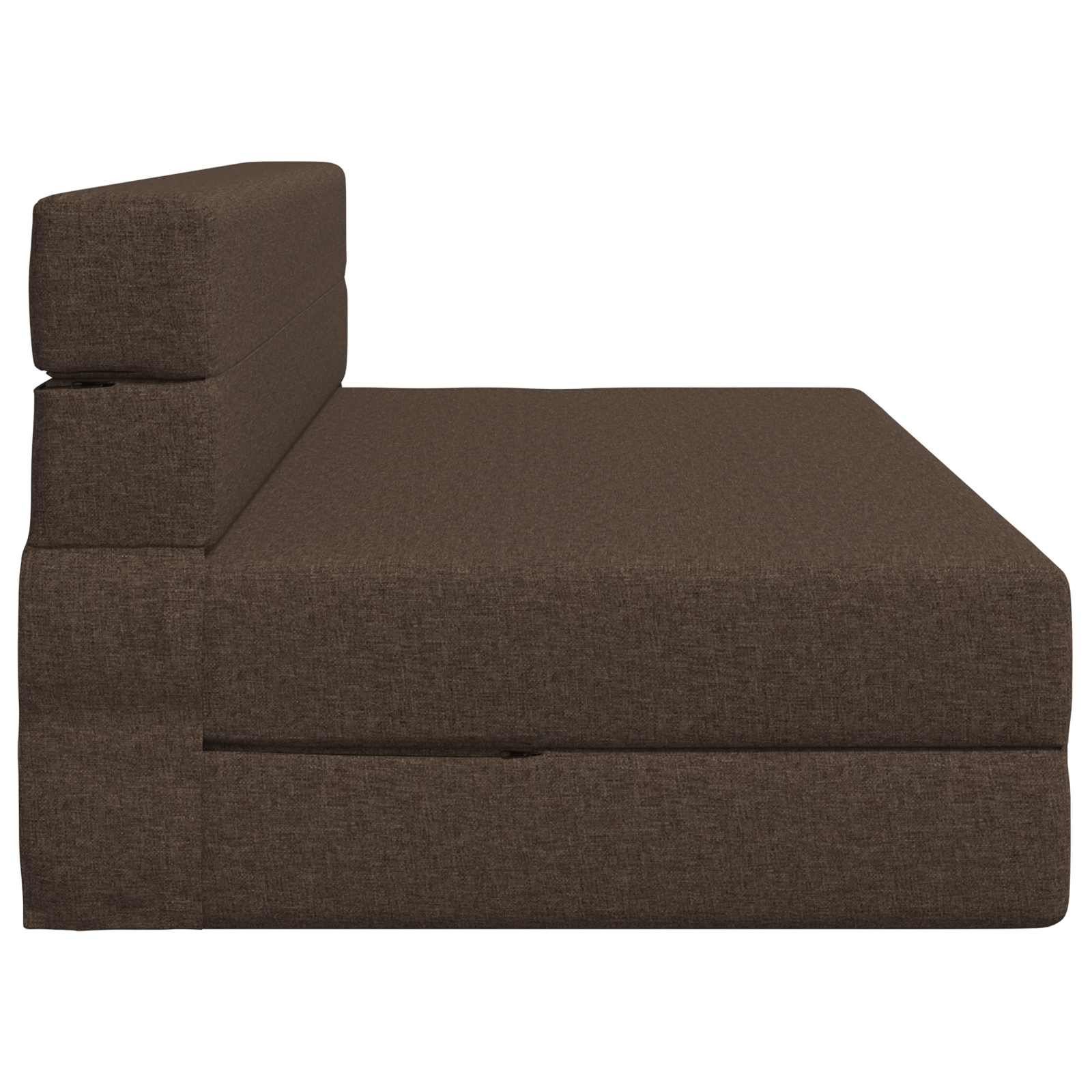 Κρεβάτι Καναπέ Αναδιπλούμενο Taupe 152 x 86,5 x 60 εκ. Ύφασμα – εικόνα προϊόντος 4