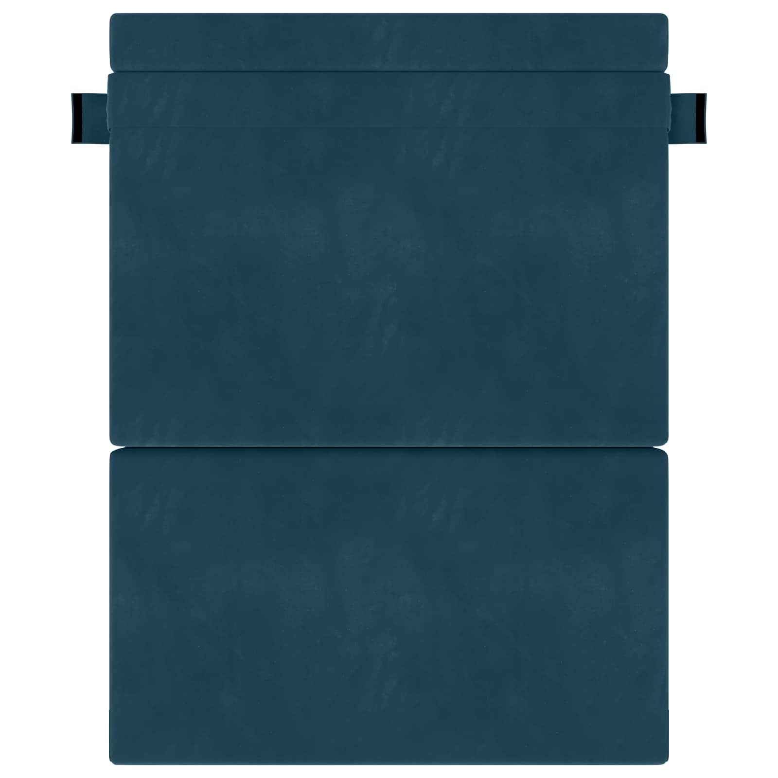 Κρεβάτι Καναπέ Αναδιπλούμενο Μπλε 152 x 86,5 x 60 εκ. Ύφασμα – εικόνα προϊόντος 3