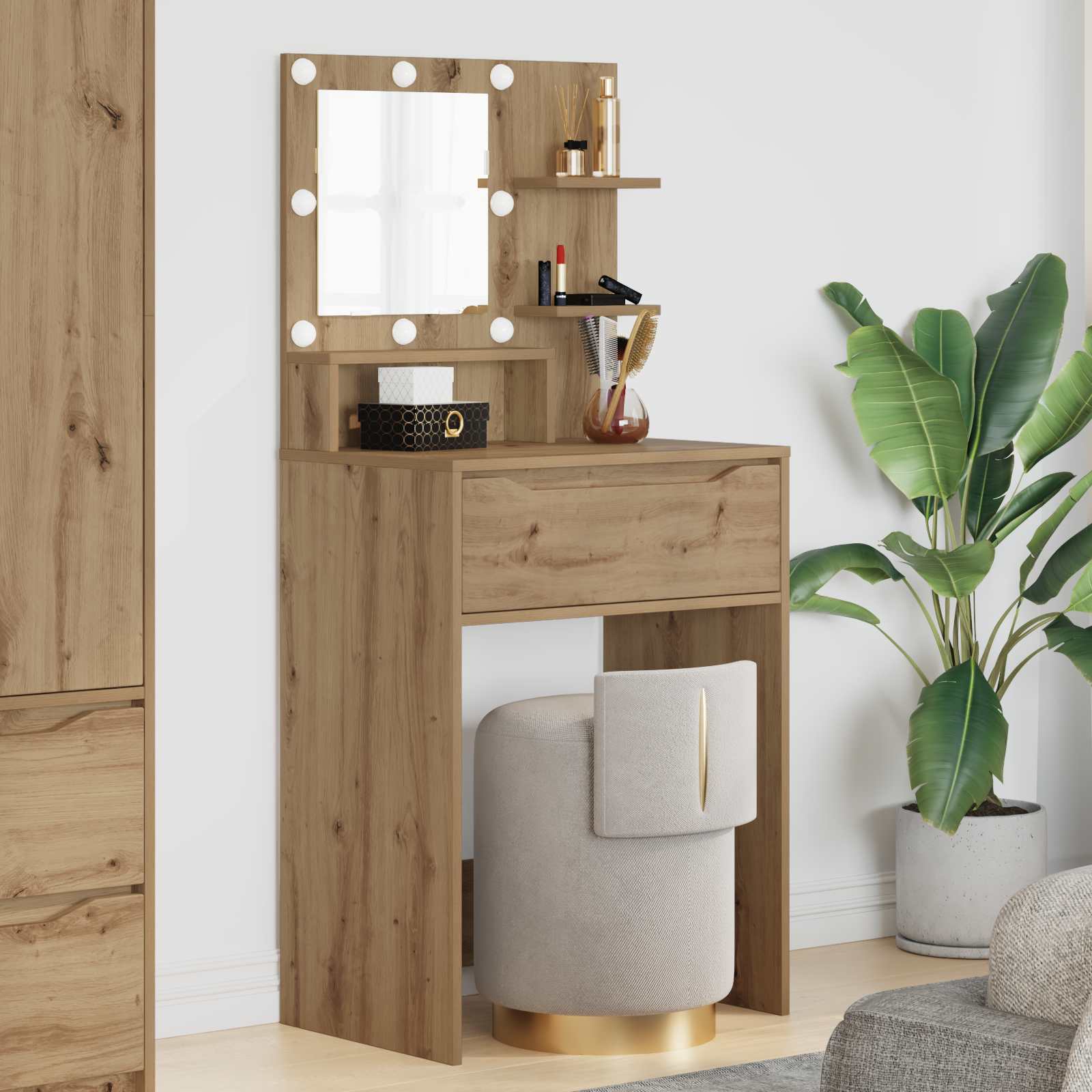 Τραπέζια Ντυσίματος Κρεβατοκάμαρας Artisan Oak