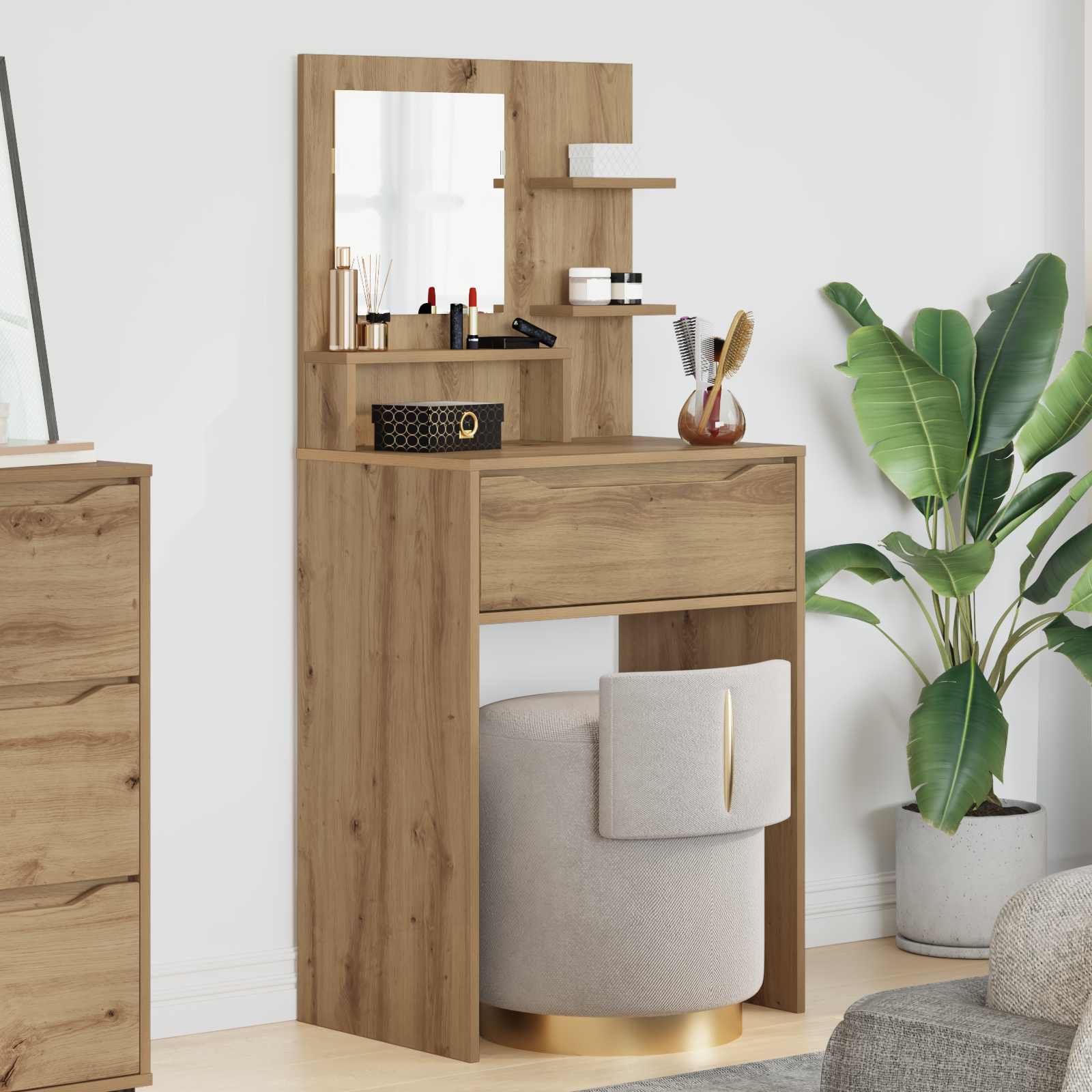 Τραπέζια Ντυσίματος Κρεβατοκάμαρας Artisan Oak