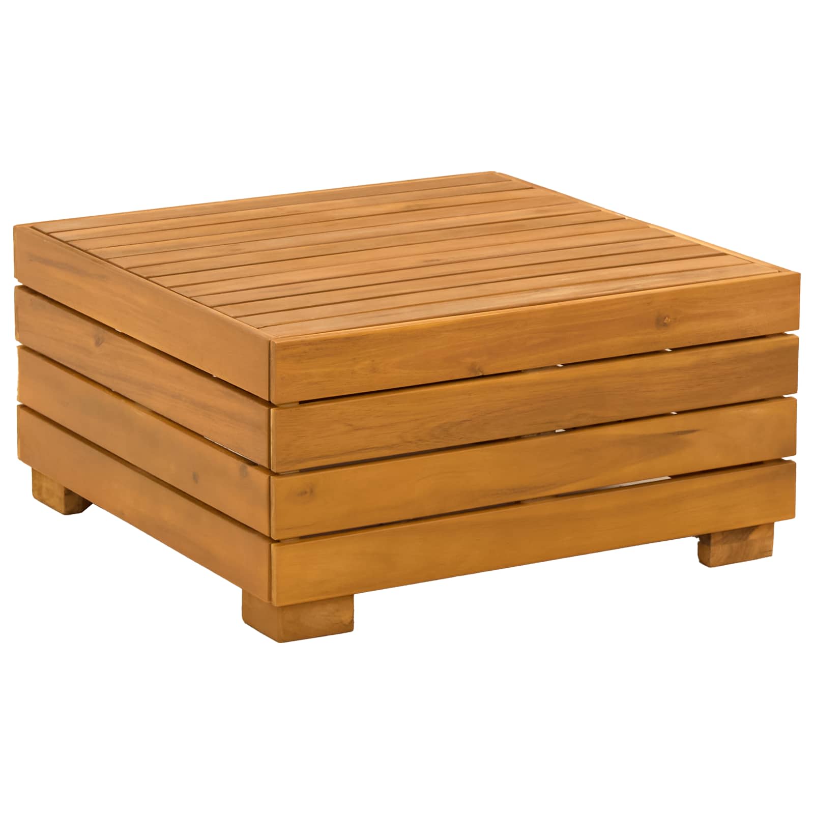 7 τμχ. Σειρά Καναπέ Εξωτερικού Στερεό Ξύλο Ακακίας Καφέ