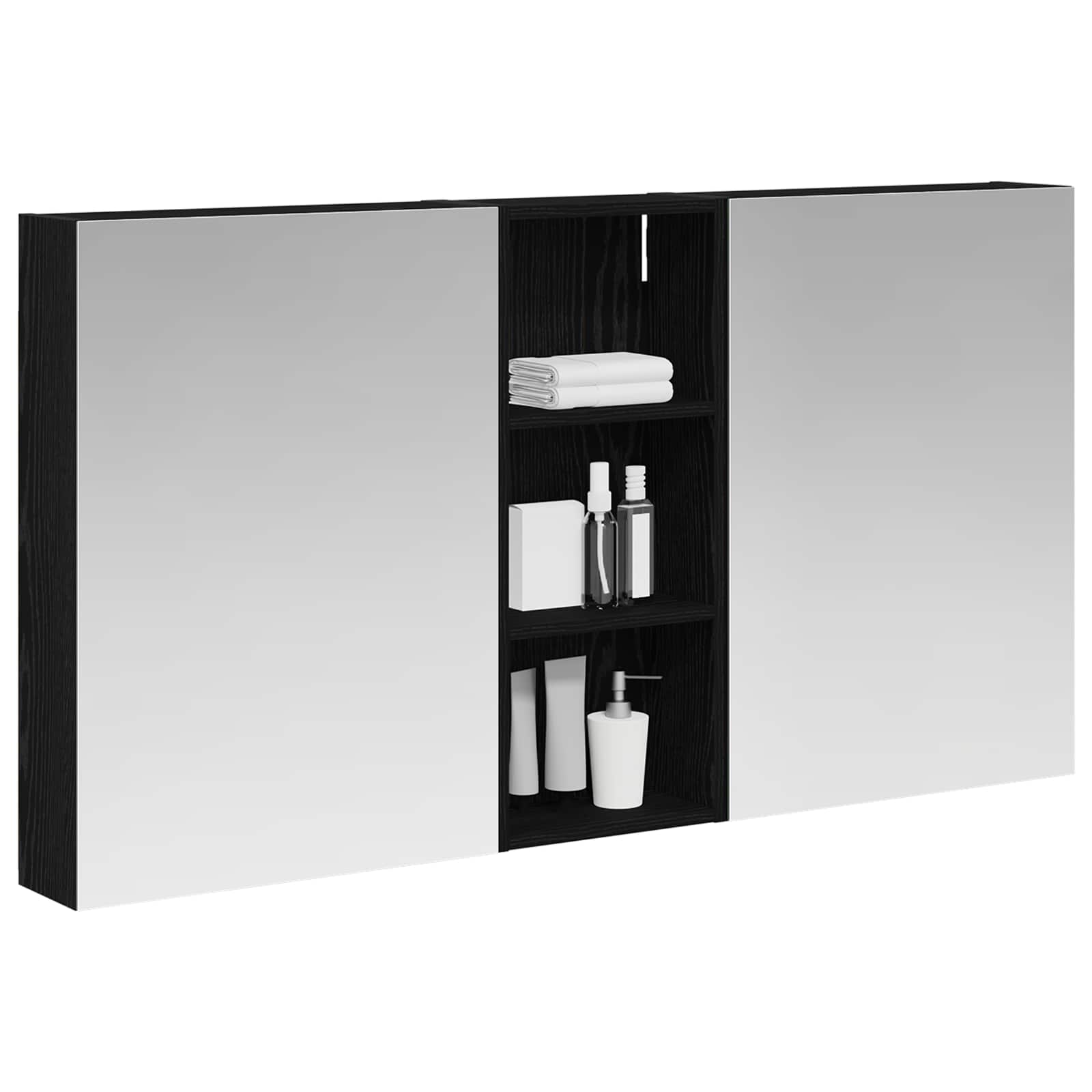 Σετ Ντουλαπιών Μπάνιου 3 τμχ. 130 x 14,5 x 70 εκ