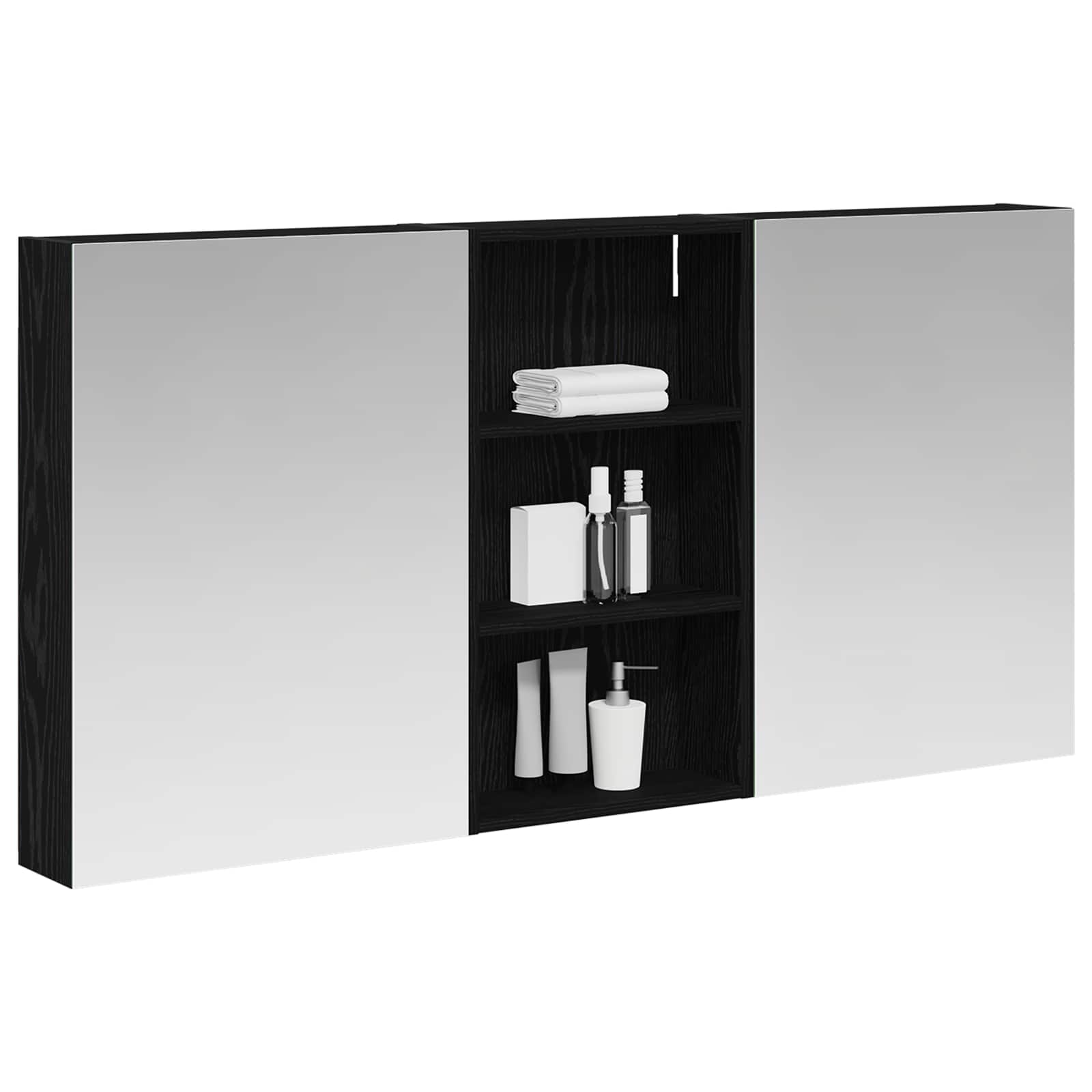 Σετ Ντουλαπιών Μπάνιου 3 τμχ. 140 x 14,5 x 70 εκ