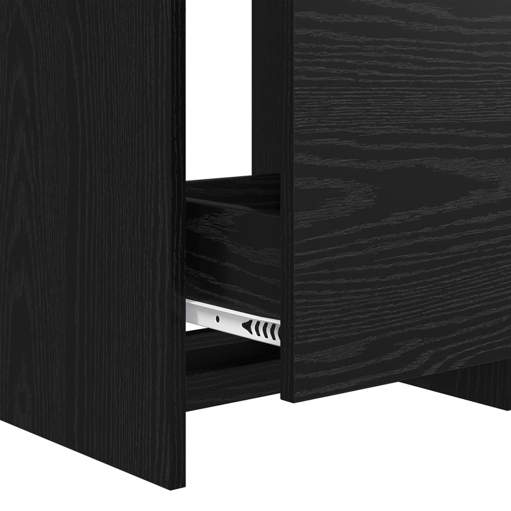 Σετ Επίπλων Μπάνιου Μαύρη Δρυς 61 x 40 x 84,5 εκ