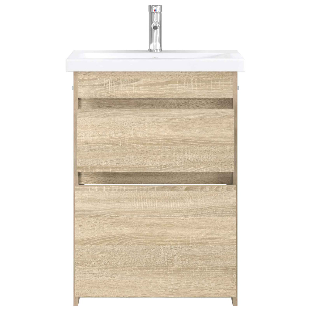Σετ Επίπλων Μπάνιου Sonoma Δρυς 61 x 40 x 84,5 εκ