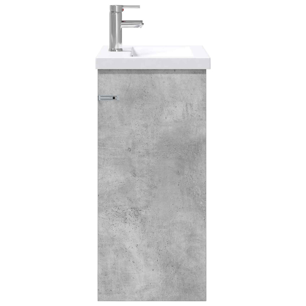 Σετ Επίπλων Μπάνιου Γκρι Σκυροδέματος 61 x 40 x 84,5 εκ