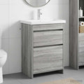Σετ Επίπλων Μπάνιου Γκρι Sonoma 61 x 40 x 84,5 εκ