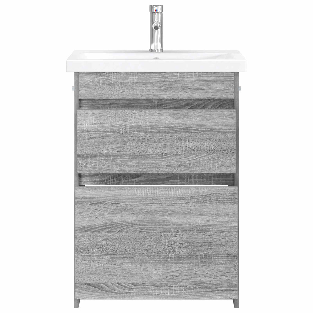 Σετ Επίπλων Μπάνιου Γκρι Sonoma 61 x 40 x 84,5 εκ