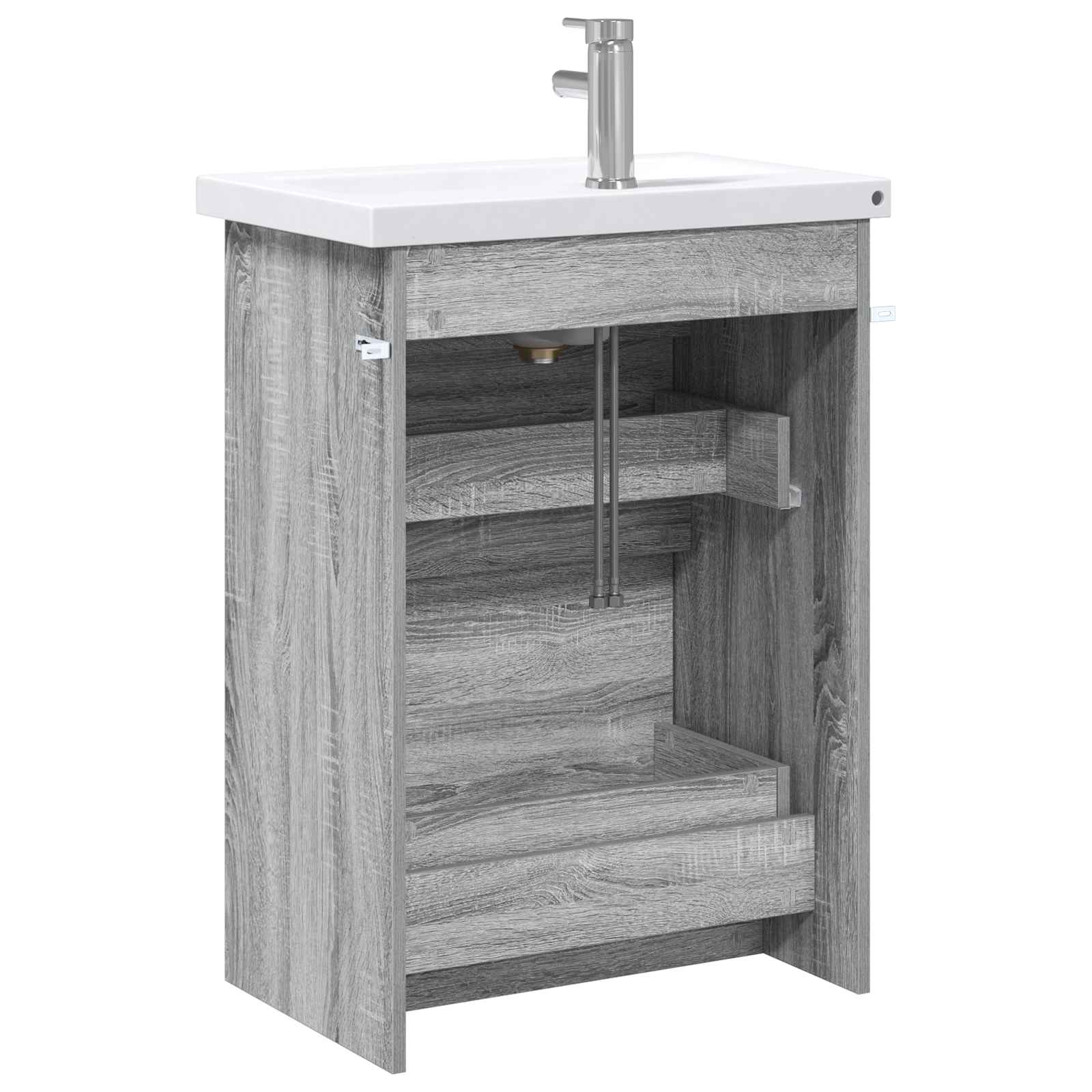 Σετ Επίπλων Μπάνιου Γκρι Sonoma 61 x 40 x 84,5 εκ