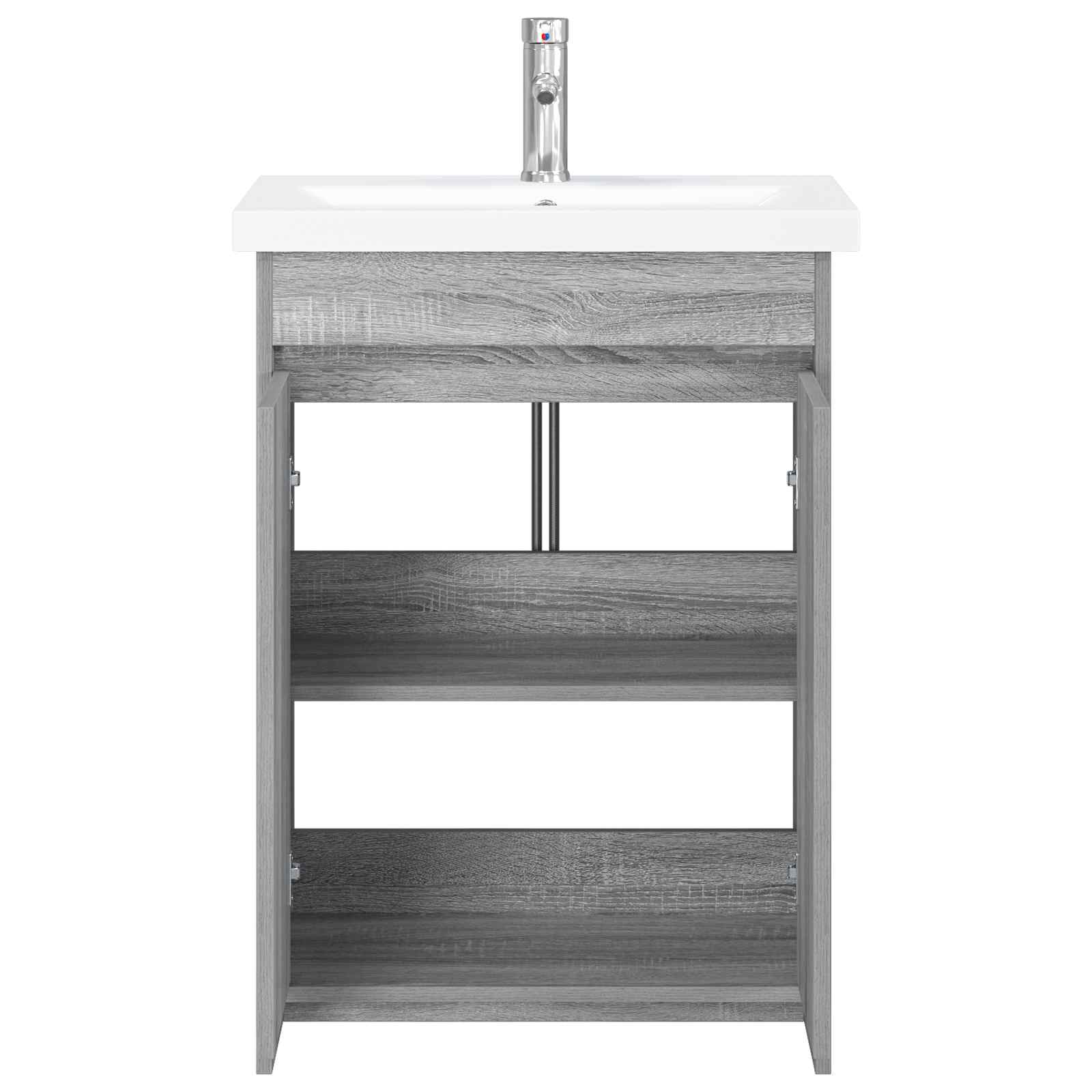 Σετ Επίπλων Μπάνιου Γκρι Sonoma 61 x 40 x 84,5 εκ