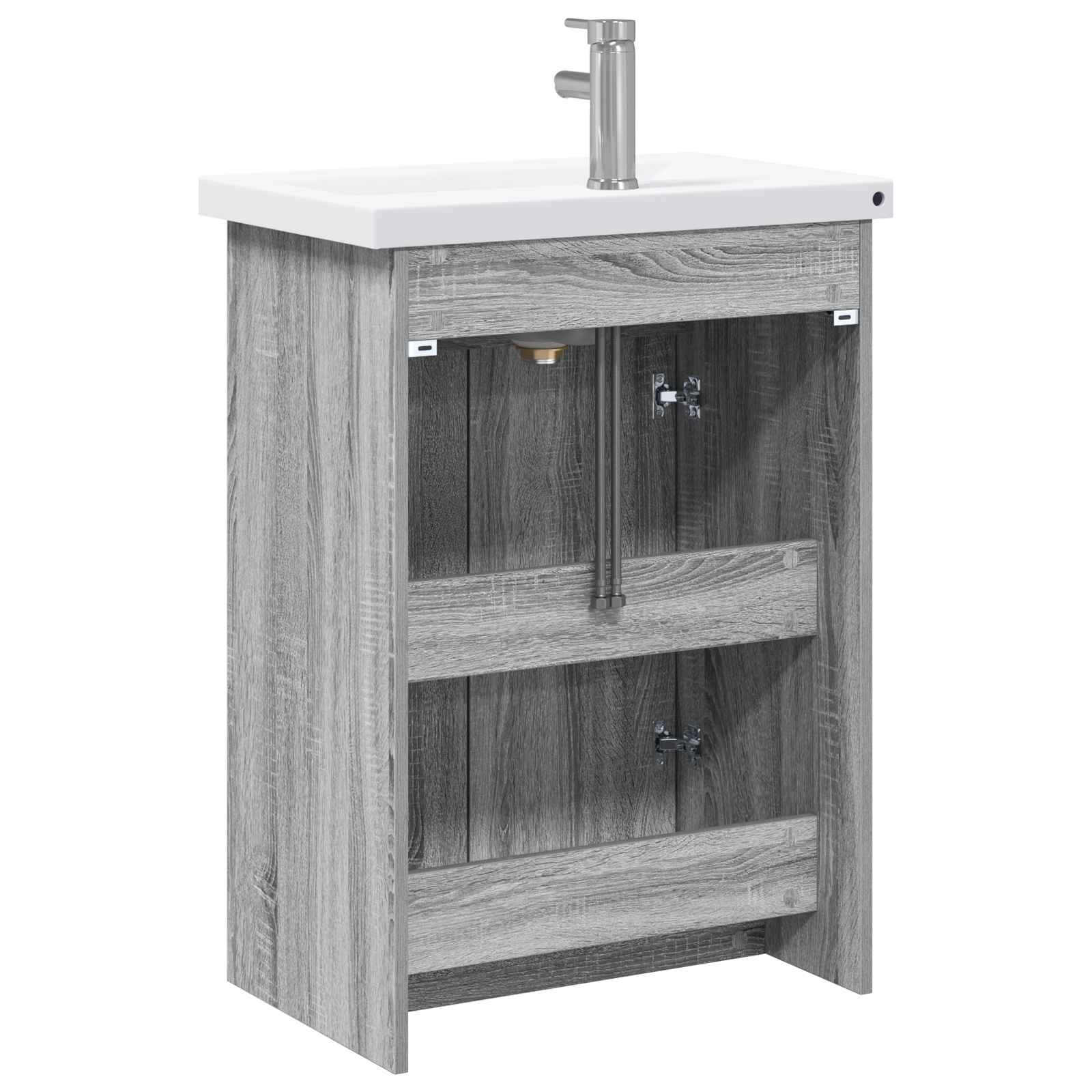 Σετ Επίπλων Μπάνιου Γκρι Sonoma 61 x 40 x 84,5 εκ