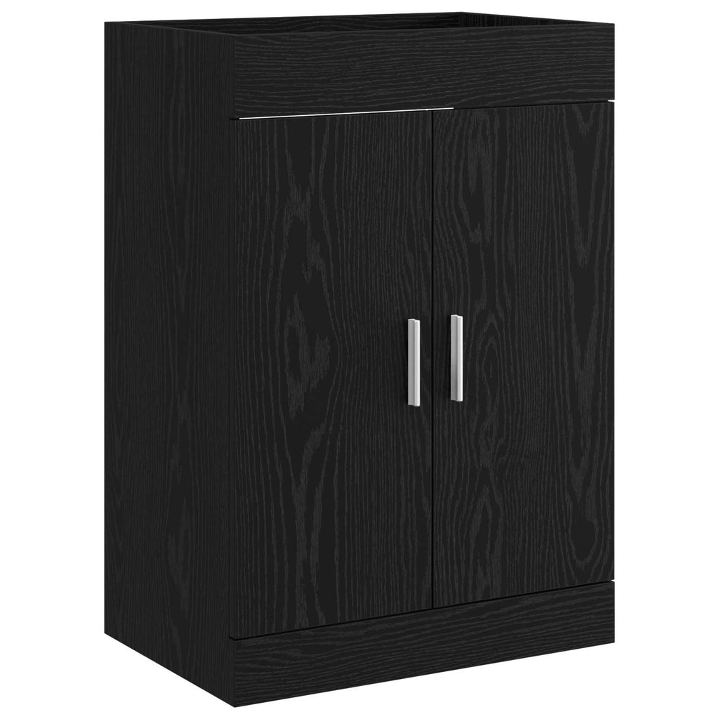 Σετ Επίπλων Μπάνιου Μαύρη Δρυς 61 x 40 x 84,5 εκ