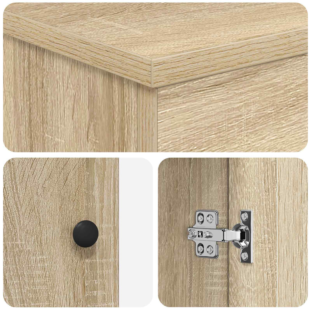 Σετ Επίπλων Μπάνιου Sonoma Δρυς 61 x 40 x 84,5 εκ