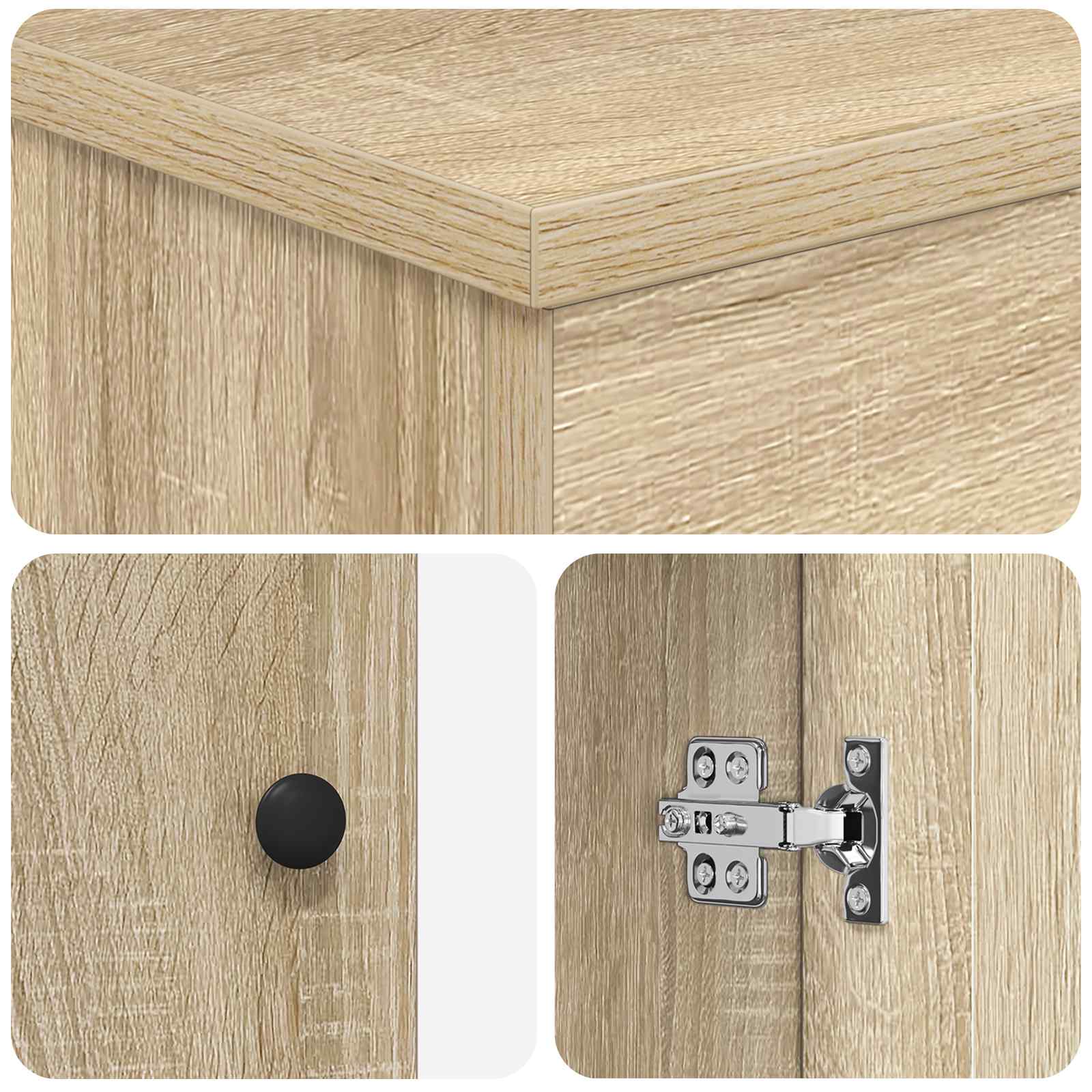 Σετ Επίπλων Μπάνιου Sonoma Δρυς 61 x 40 x 84,5 εκ