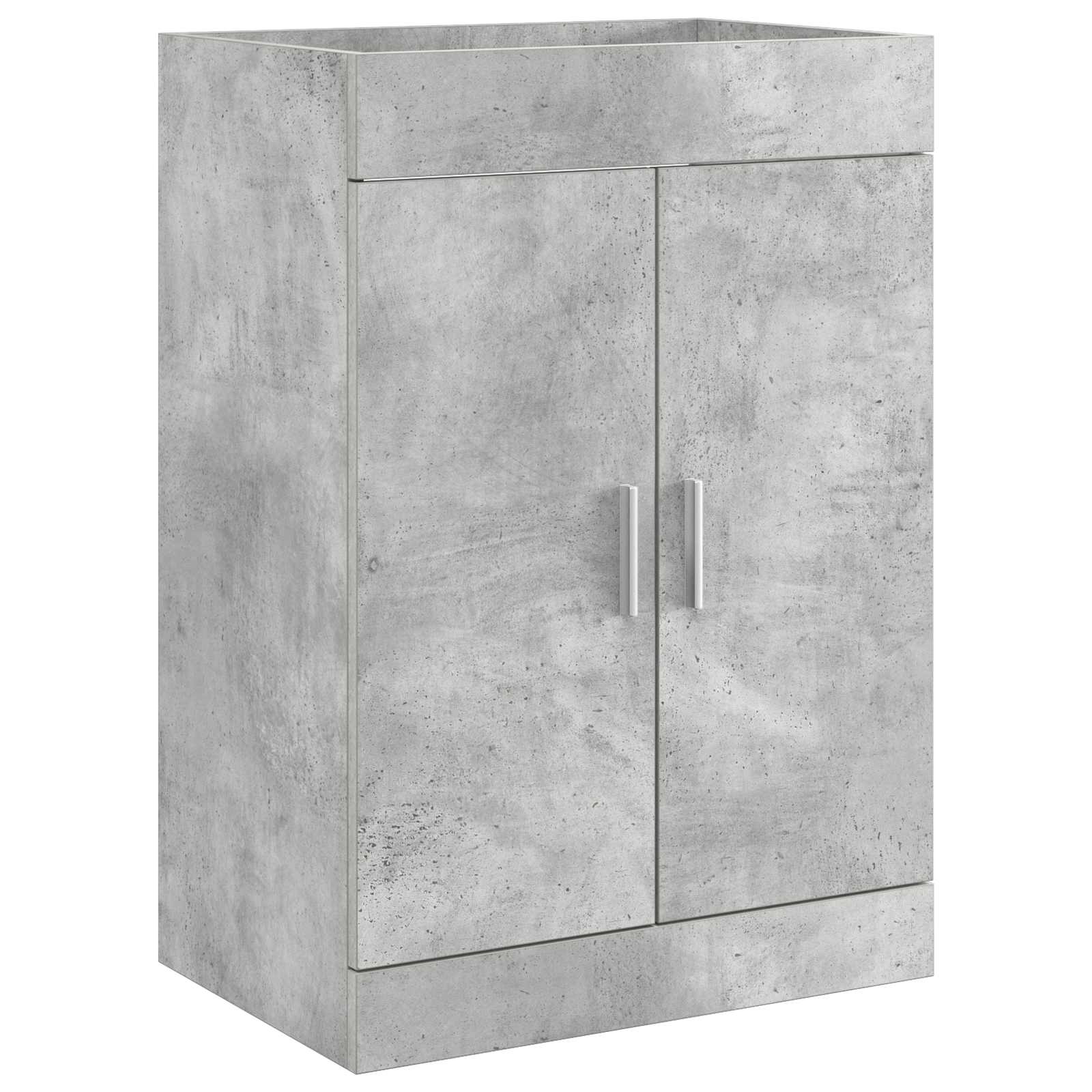 Σετ Επίπλων Μπάνιου Γκρι Σκυροδέματος 61 x 40 x 84,5 εκ