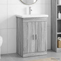 Σετ Επίπλων Μπάνιου Γκρι Sonoma 61 x 40 x 84,5 εκ