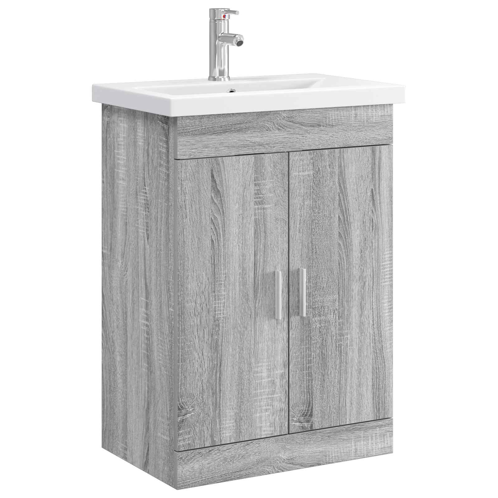 Σετ Επίπλων Μπάνιου Γκρι Sonoma 61 x 40 x 84,5 εκ