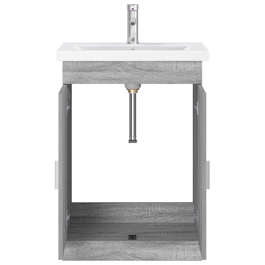 Σετ Επίπλων Μπάνιου Γκρι Sonoma 61 x 40 x 84,5 εκ