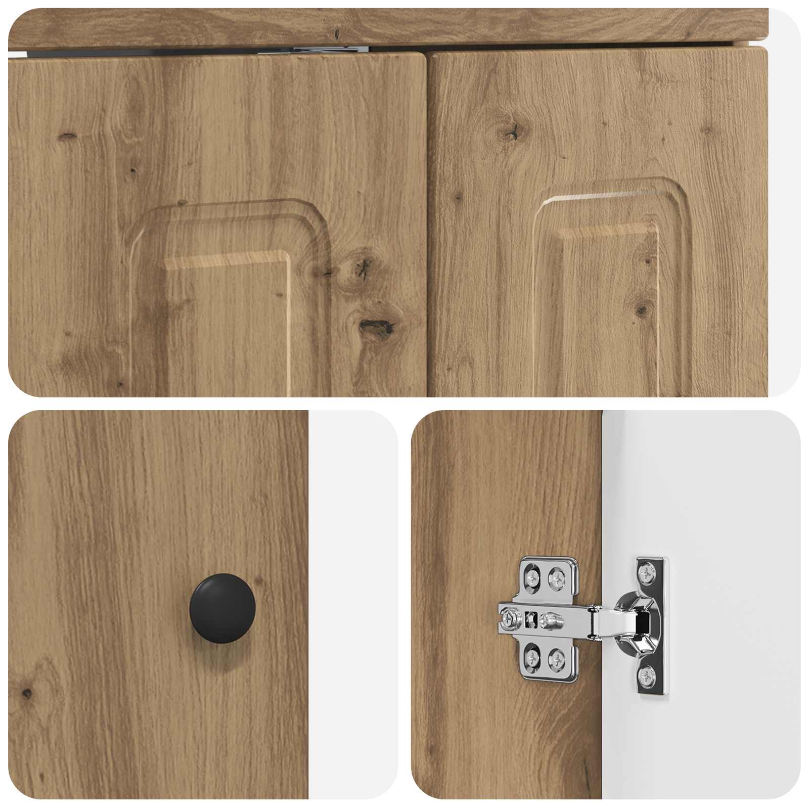 Σετ Επίπλων Μπάνιου Artisan Δρυς 61 x 40 x 84,5 εκ