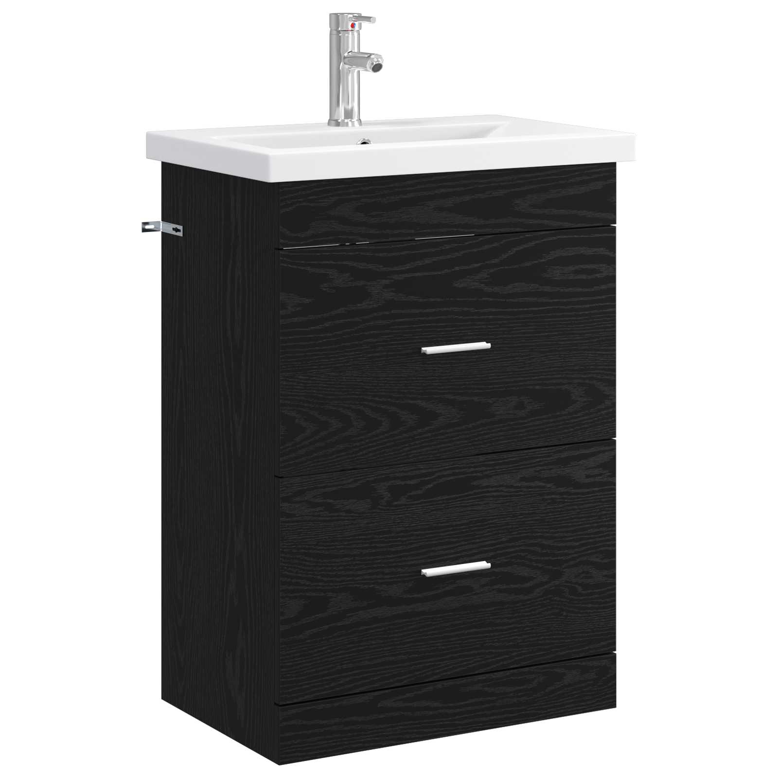 Σετ Επίπλων Μπάνιου Μαύρη Δρυς 61 x 40 x 84,5 εκ