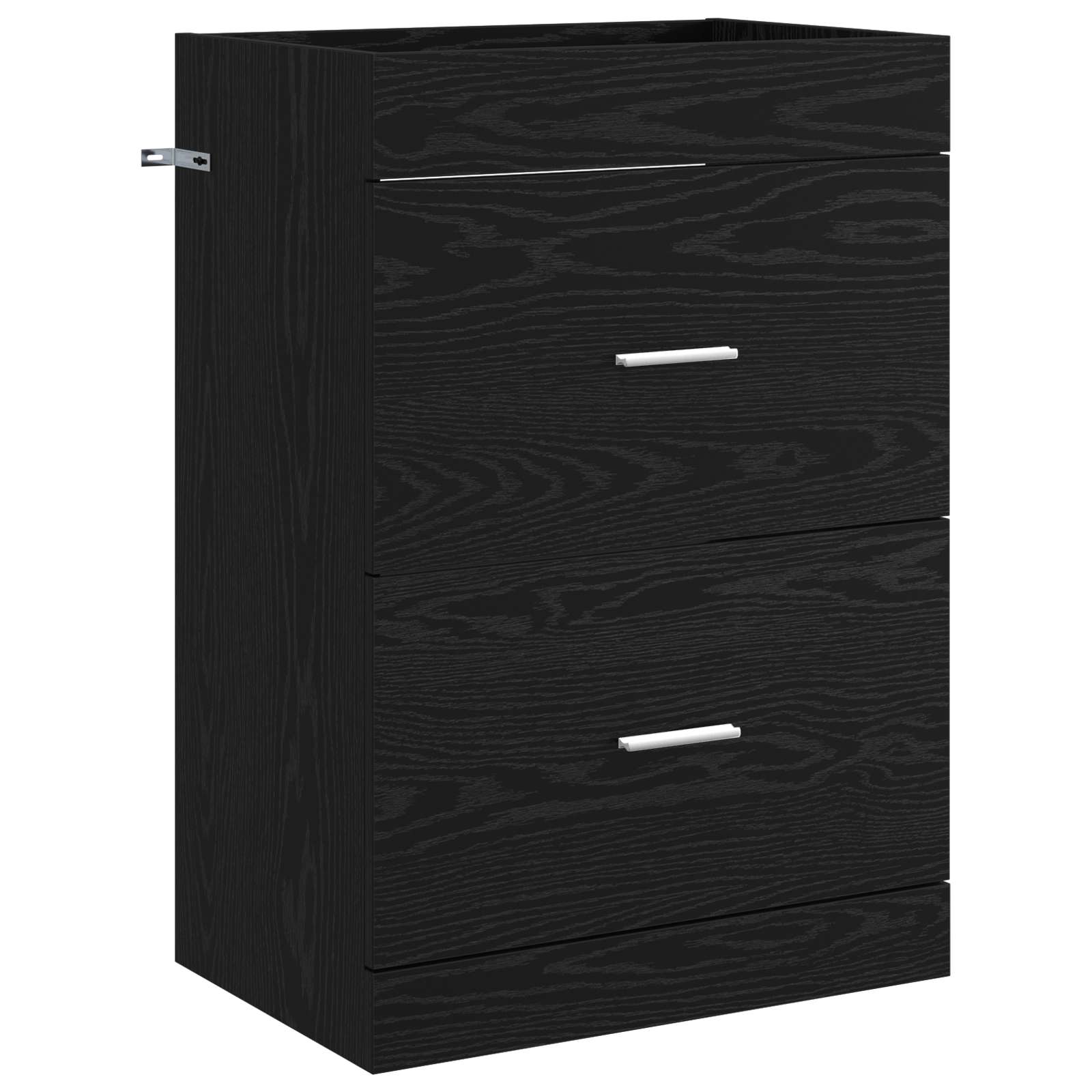 Σετ Επίπλων Μπάνιου Μαύρη Δρυς 61 x 40 x 84,5 εκ