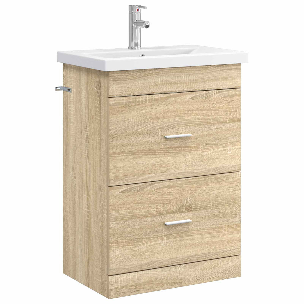 Σετ Επίπλων Μπάνιου Sonoma Δρυς 61 x 40 x 84,5 εκ