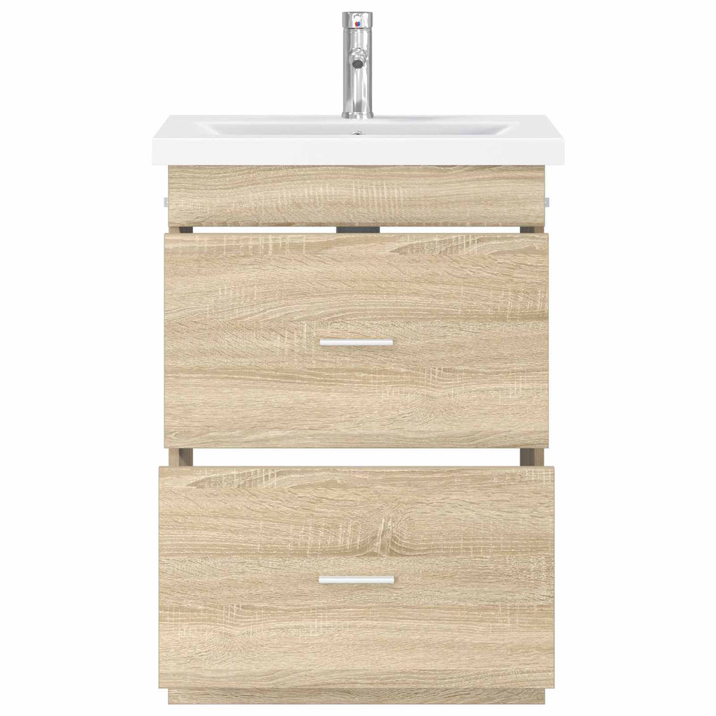 Σετ Επίπλων Μπάνιου Sonoma Δρυς 61 x 40 x 84,5 εκ
