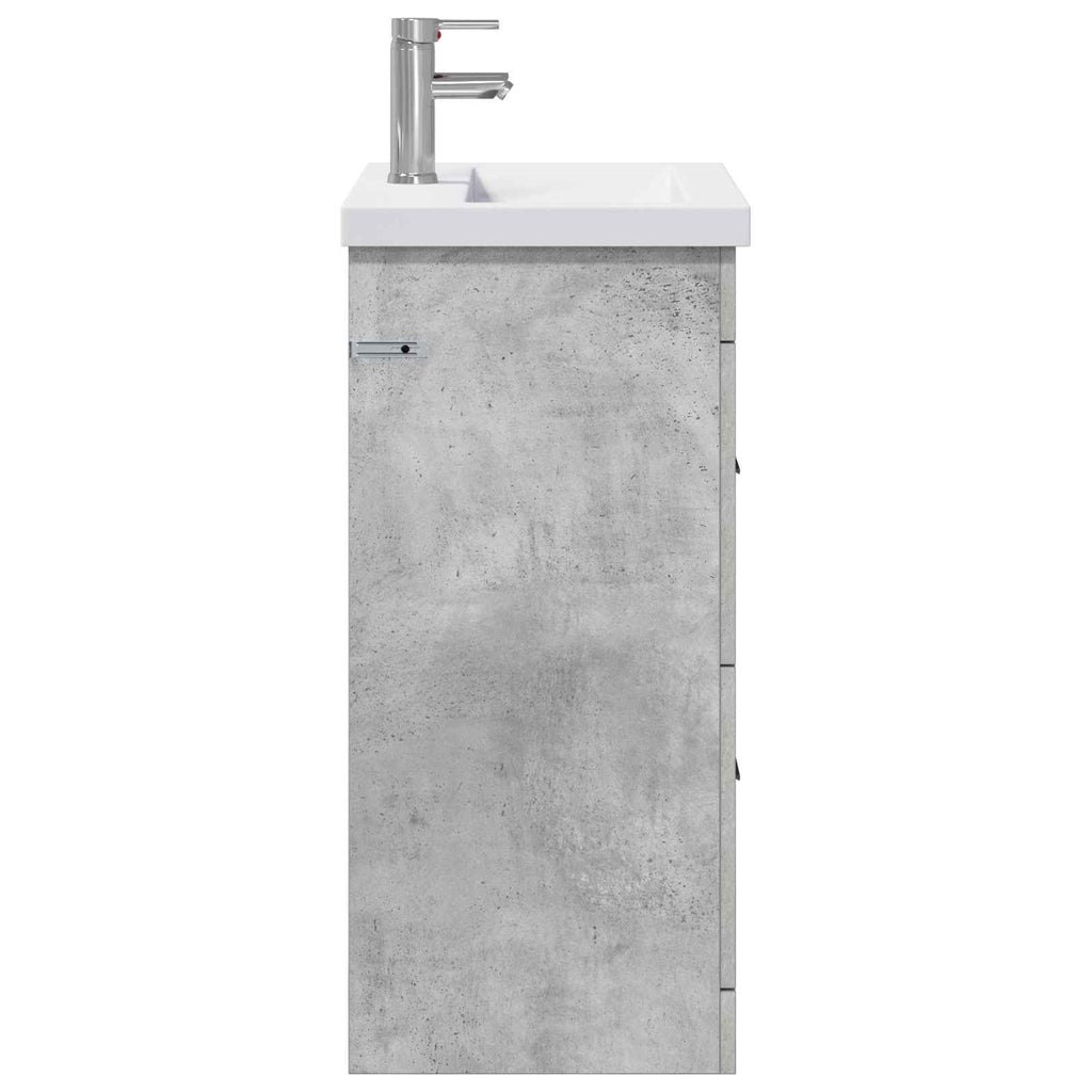 Σετ Επίπλων Μπάνιου Γκρι Σκυροδέματος 61 x 40 x 84,5 εκ