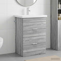 Σετ Επίπλων Μπάνιου Γκρι Sonoma 61 x 40 x 84,5 εκ
