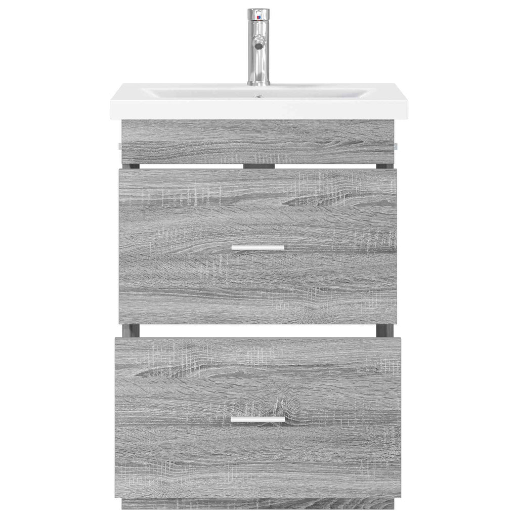 Σετ Επίπλων Μπάνιου Γκρι Sonoma 61 x 40 x 84,5 εκ